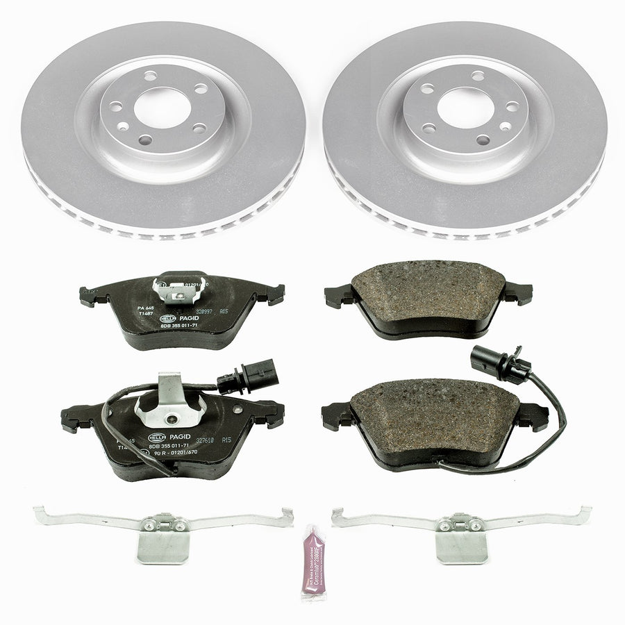 Euro-Stop Power Stop ESK2934 Brake Kit For Audi S4 Front 2004-2009 [Model Specific]