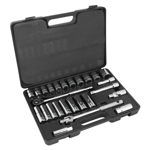 1/2-Inch Drive Performance Tool MET Socket Set, 26-Piece, 1-Pack