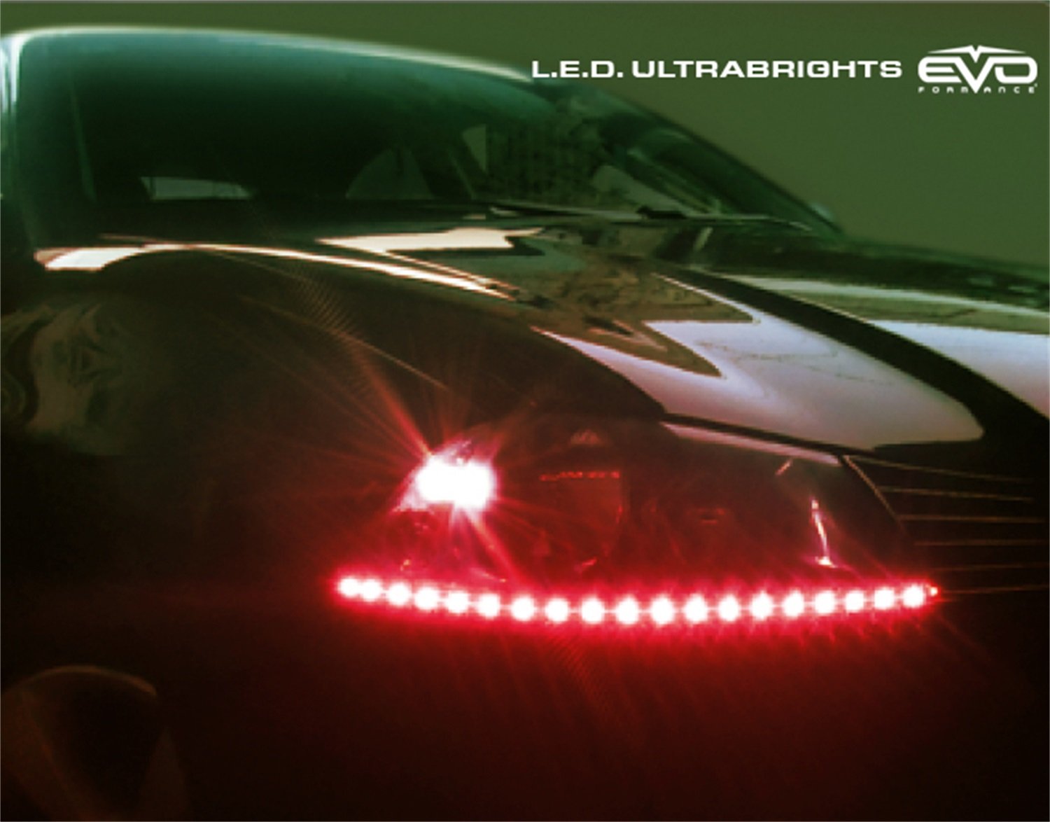 EVO Formance CIPA 93571 LED Ultrabrights Light, 50cm, Red