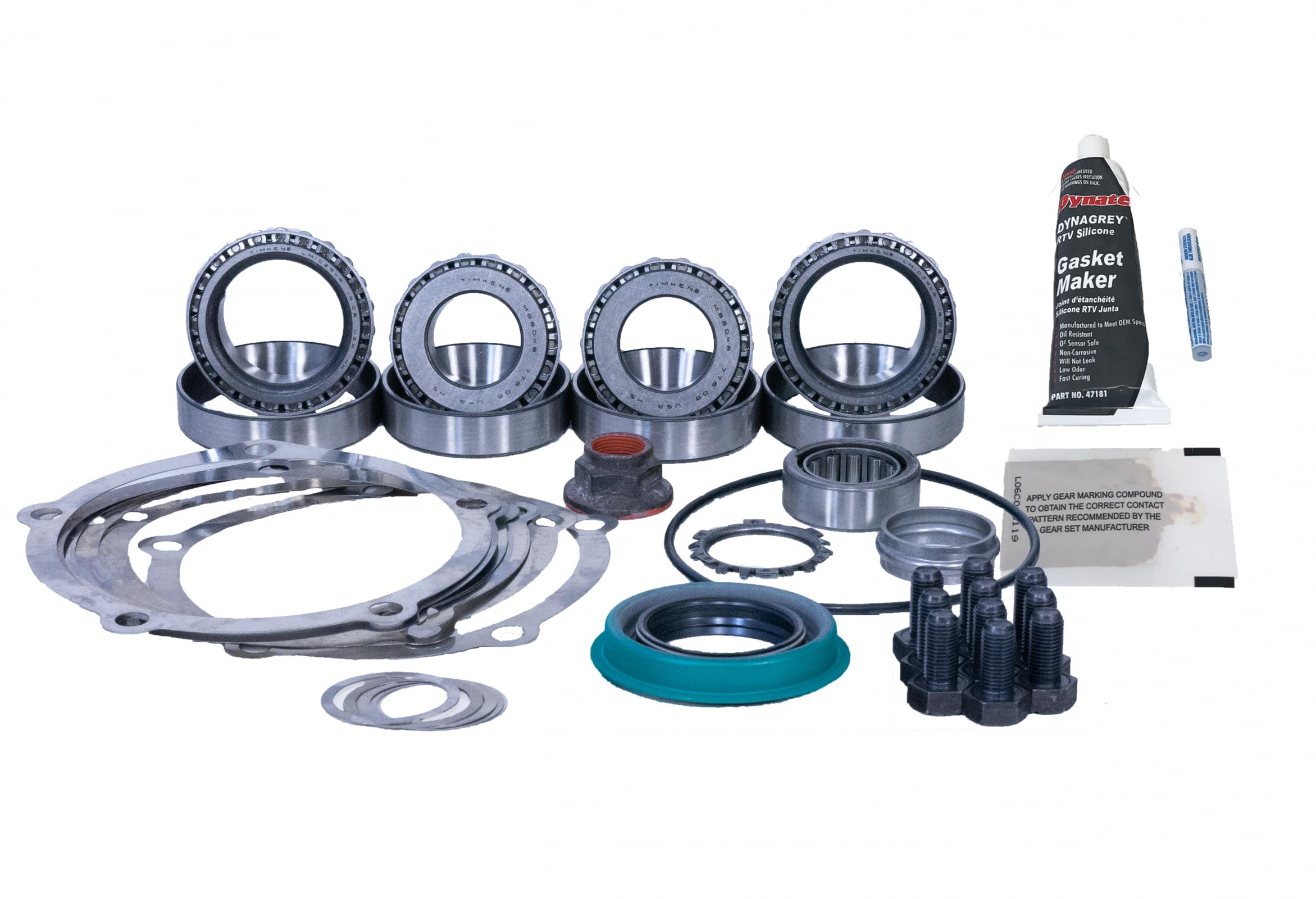 35 Spline Revolution Gear axle w/Daytona Master Install Kit, Fits Ford 9"