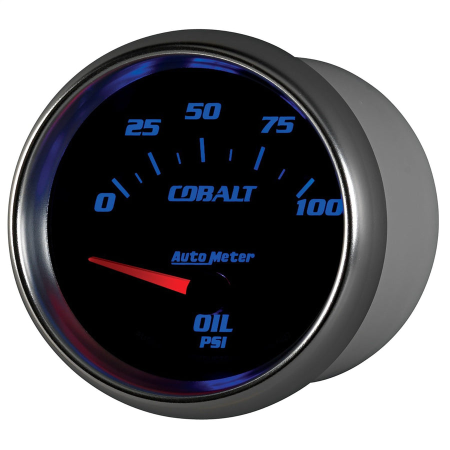 Cobalt Auto Meter 7927 2-5/8" 0-100 PSI Short Sweep Electric Oil Pressure Gauge