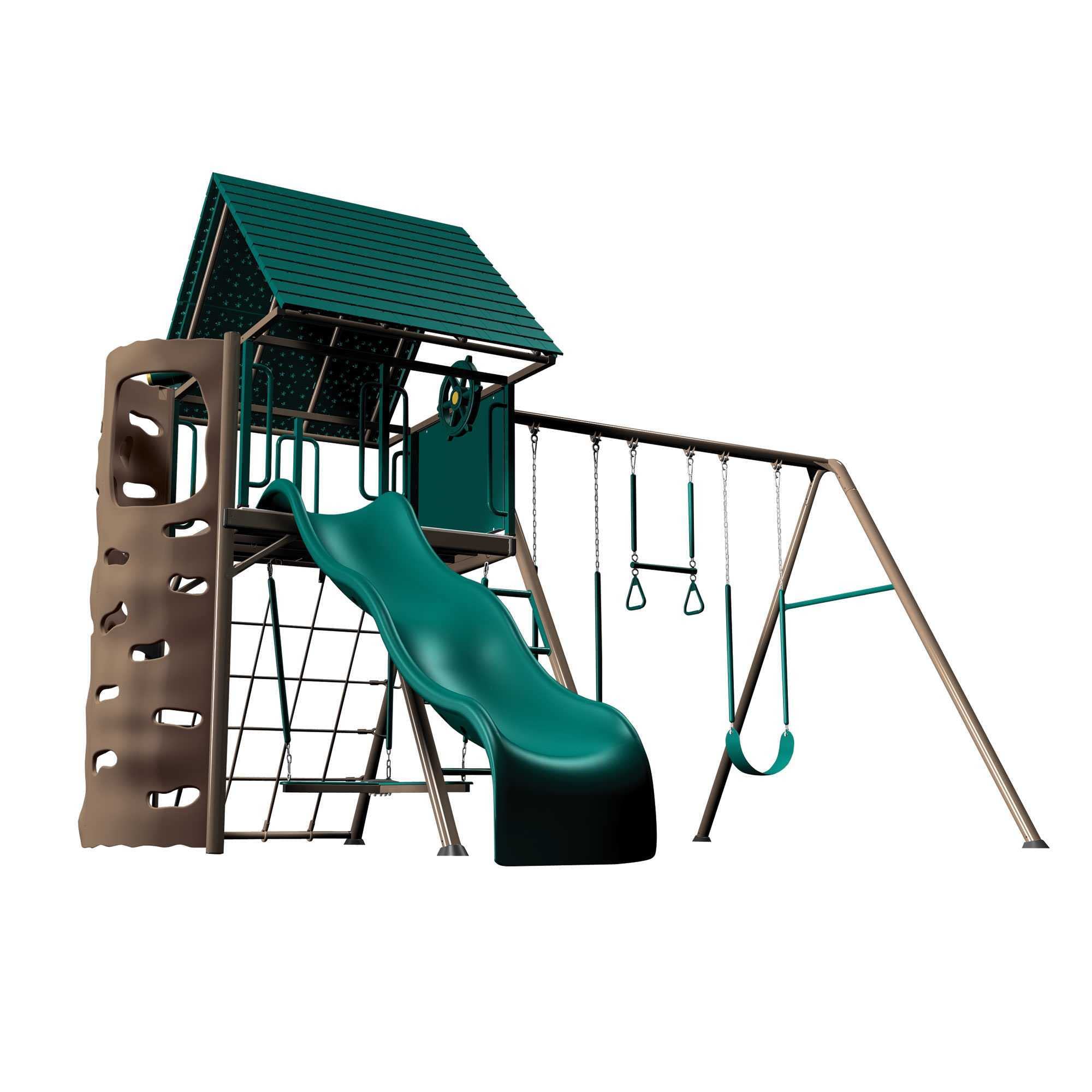 Big Stuff Lifetime Swing Set, Earthtone 91069