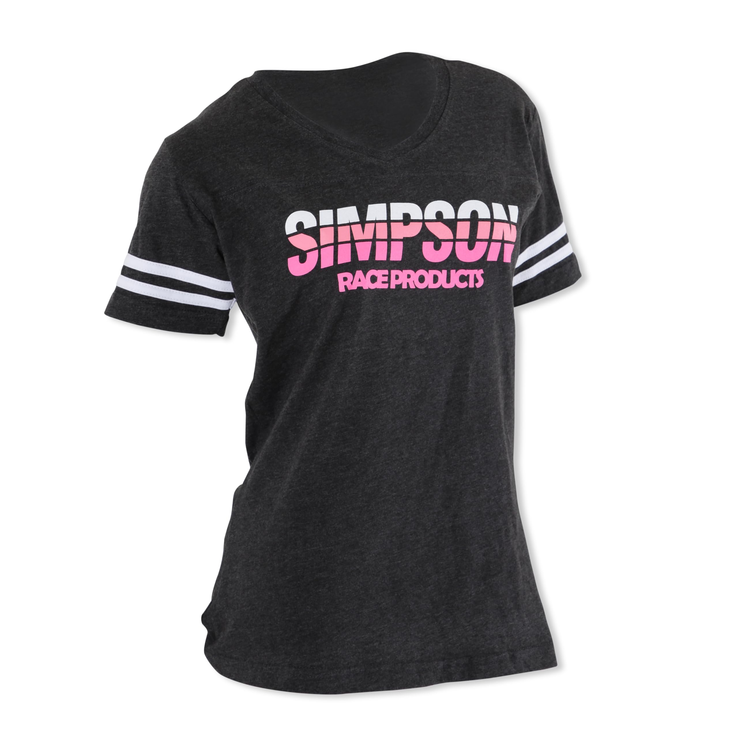 Ladies Simpson Racing 45010S Racing Stripes T-shirt - Adult Small