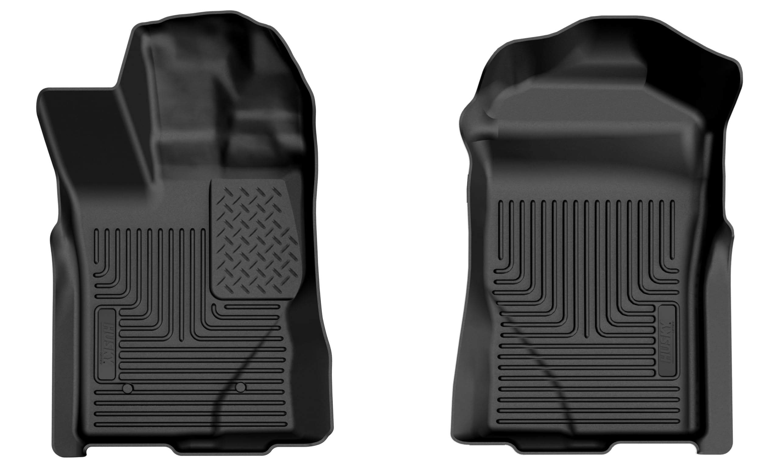 Husky Liners Floor Mats X-act Contour | Fits 2009-2014 Ford F-150 SuperCrew (Footwell Coverage) | 2nd Row, 1-pc Black - 53411