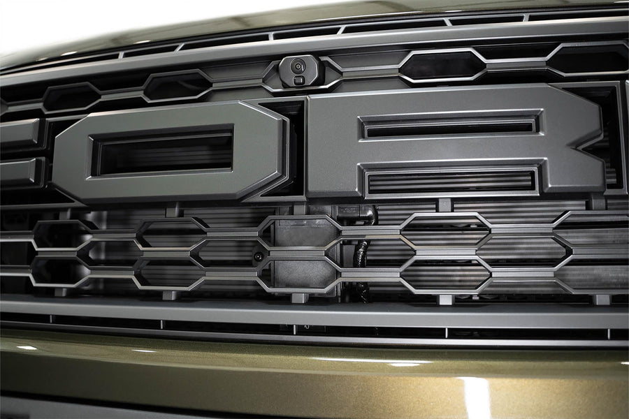 ADD Offroad Adaptive Cruise Control Kit Relocation for 2024 Ford Ranger Raptor | Retains Acc Functions with Aftermarket Bumpers | Discreetly Mounts Behind The Grille | Powder Coated | Made in The USA