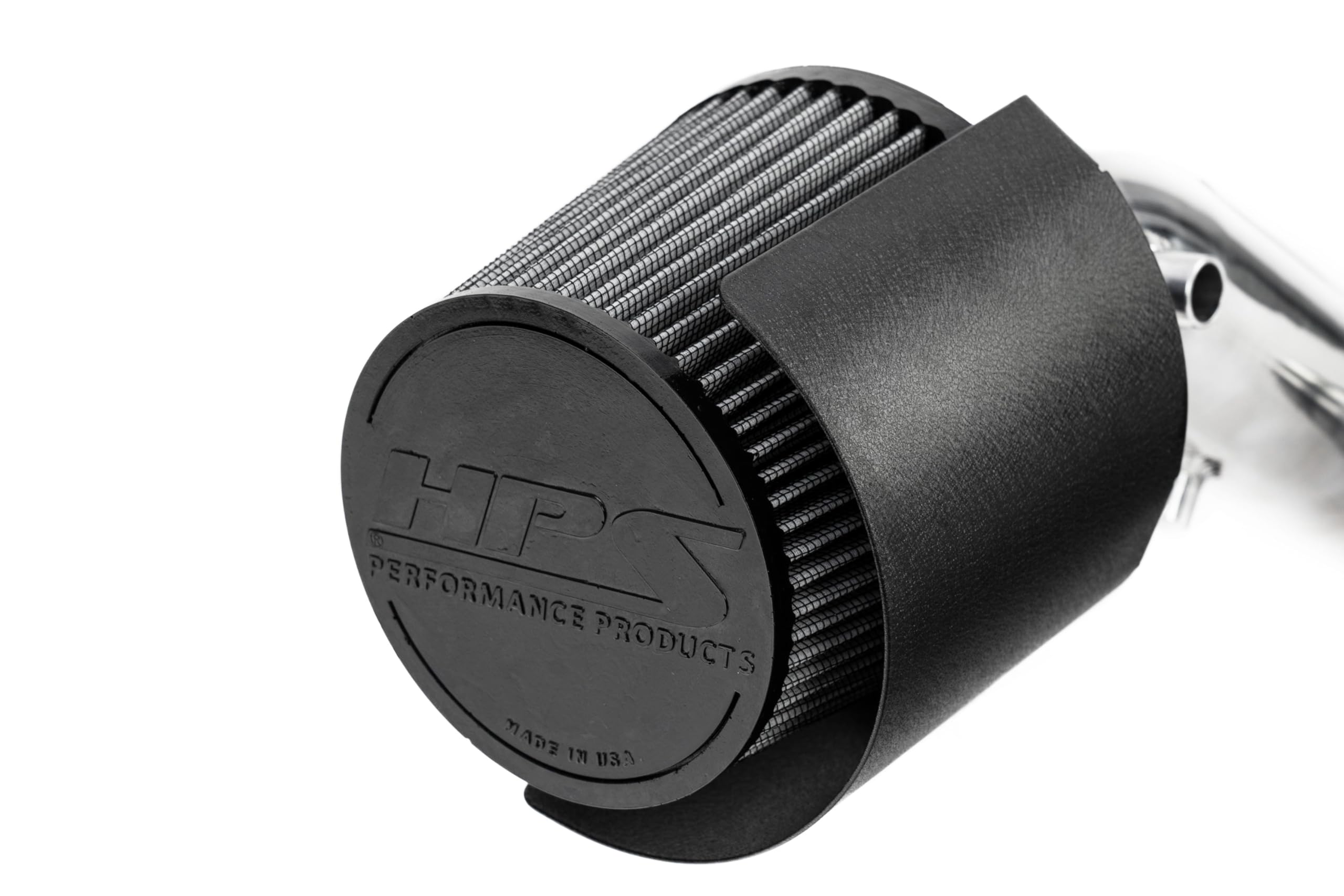 HPS Air Intake Kit Polished with Heat Shield Compatible for 2002-2006 Acura RSX Base 2.0L 2002-2004 Honda CR-V 2.4L, 827-724P