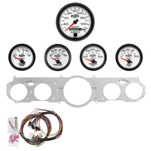 AutoMeter Dash Kit Direct Fit, Mustang 65-66, Mph/Fuel/Oilp/Wtmp/Bat, Phantom Ii (7035-10)