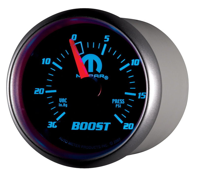 MOPAR Auto Meter 880012 Mechanical Boost/Vacuum Gauge