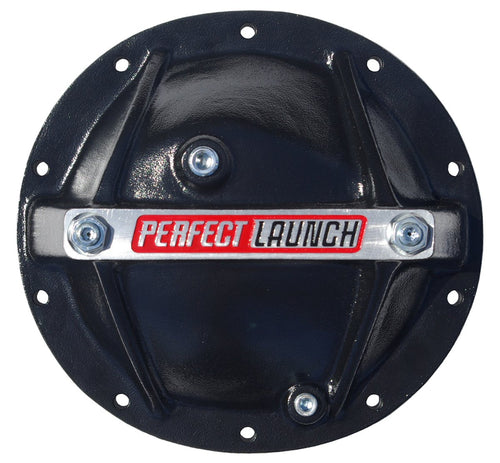 Proform Black Aluminum 66668 Differential Cover with Perfect Launch Logo and Bearing Cap Stabilizer Bolts for GM