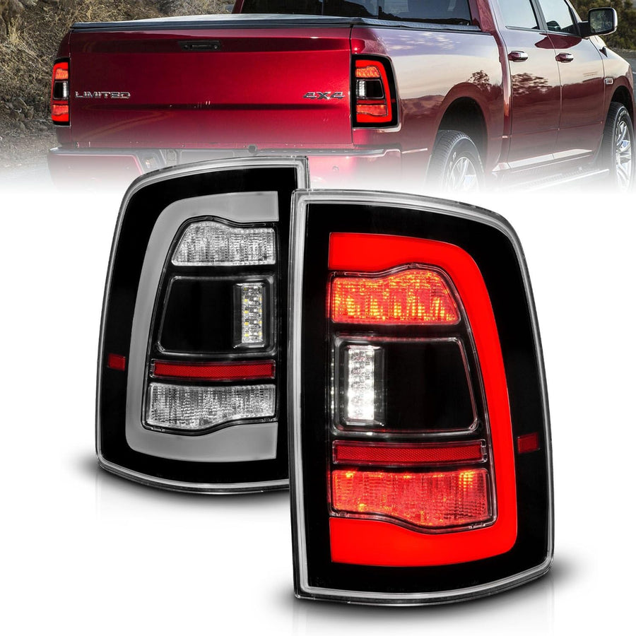 09-18 Dodge Ram 1500 ANZO Sequential LED Taillights Black