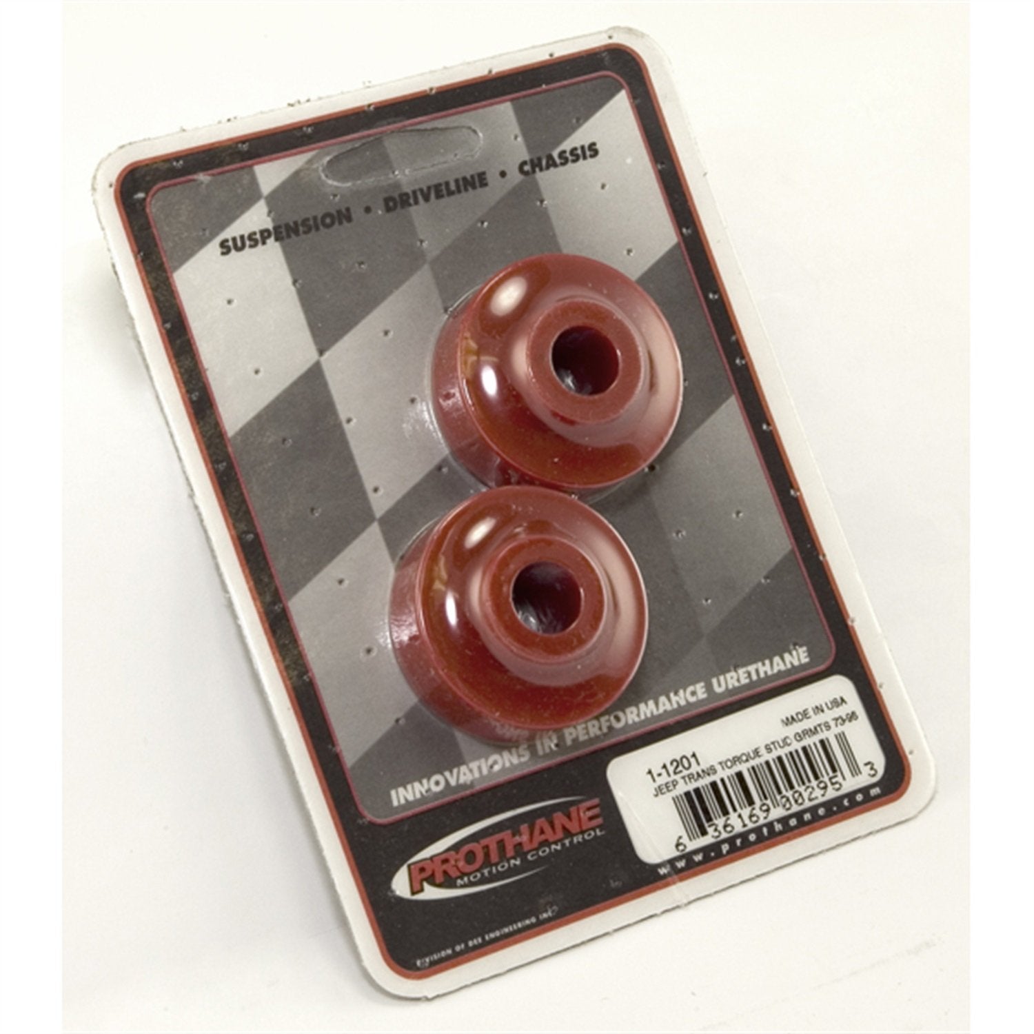 Rugged Ridge Jeep Wrangler CJ YJ Trans Stabilizer Bushings Red 73-95