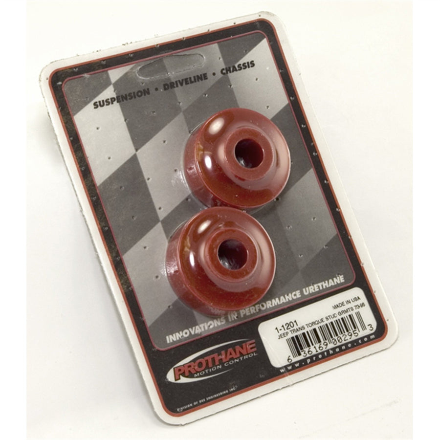 Rugged Ridge Jeep Wrangler CJ YJ Trans Stabilizer Bushings Red 73-95