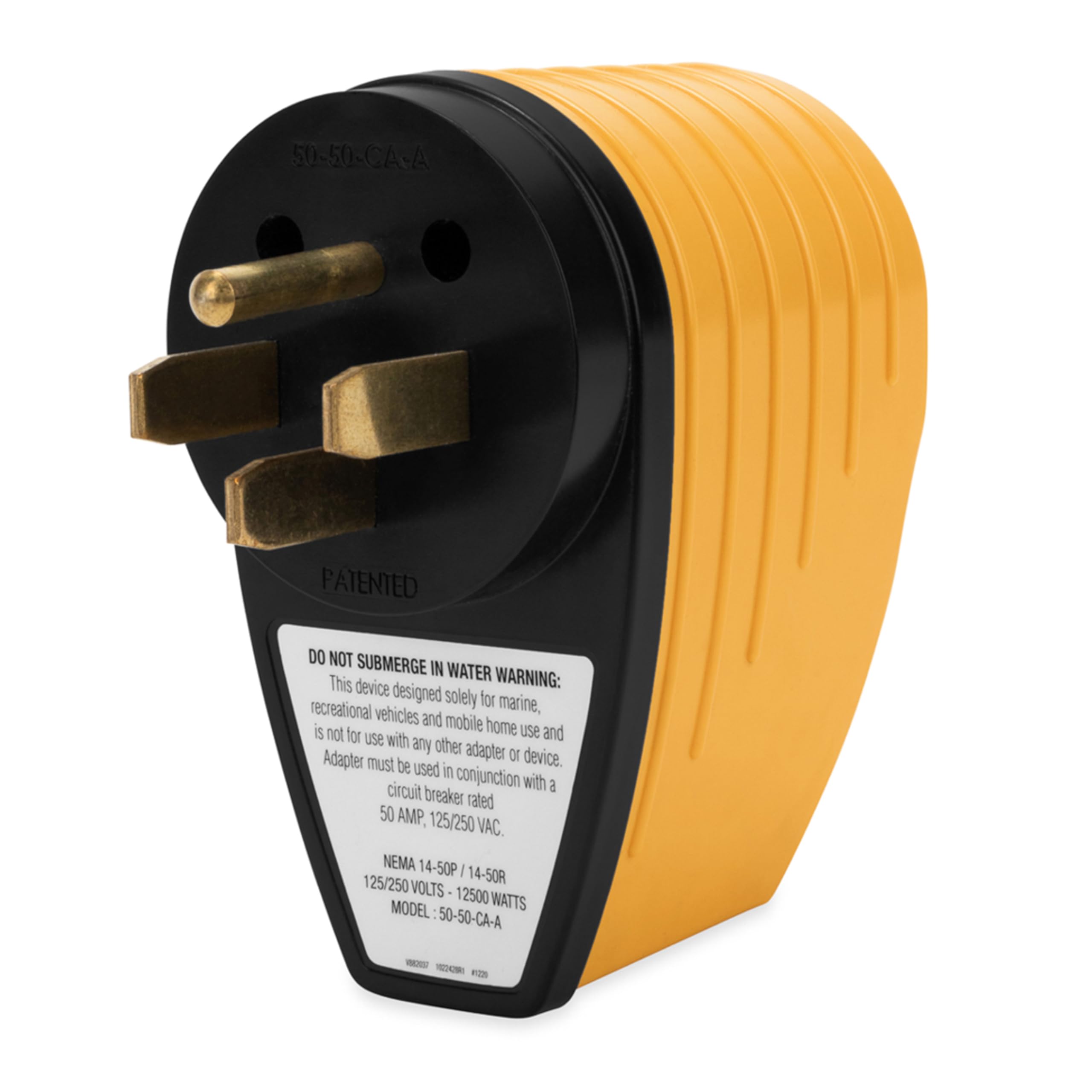 Camco Power Grip 50-Amp Circuit Analyzer/RV Power Defender | Features Integrated Surge Protection and Fault Indication | Protect RVs from Power Surges and Faulty Electrical Connections (55309)
