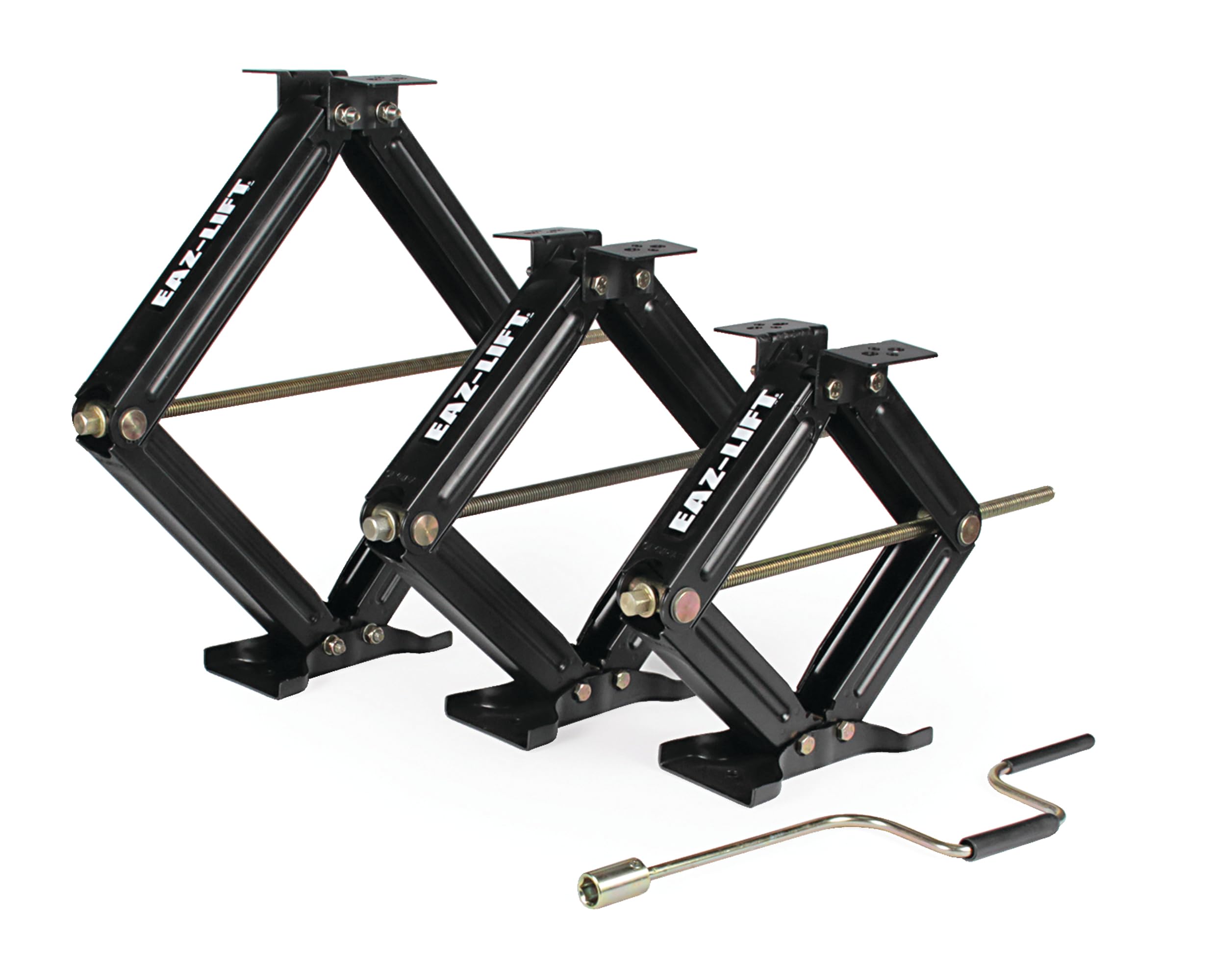 EAZ-Lift Camco 24-inch Stabilizing RV Scissor Jack - Features a 5,000 lb Load Capacity - Heavy-Duty Steel Construction -1 Pack (48810)