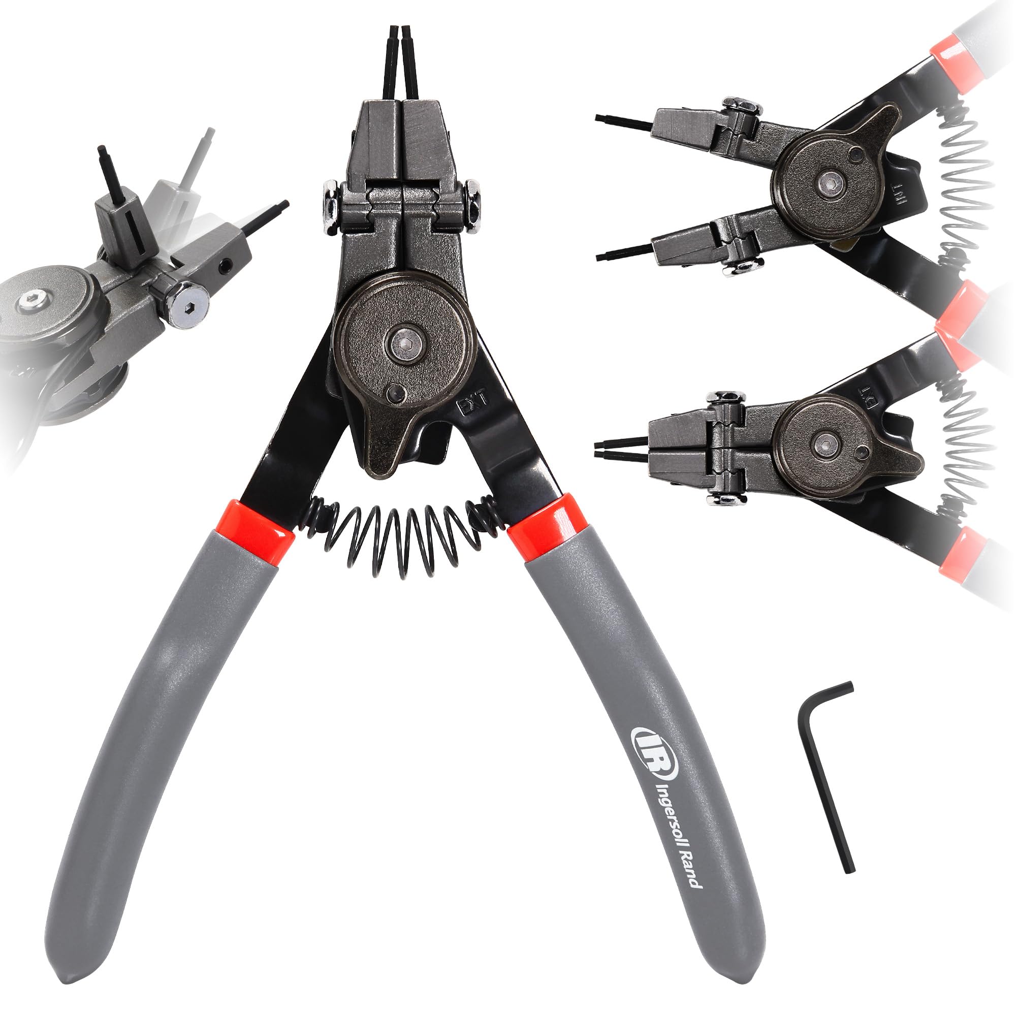 Ingersoll Rand Multi-Angle Tech Solutions Snap Ring Pliers Internal/External - 755628