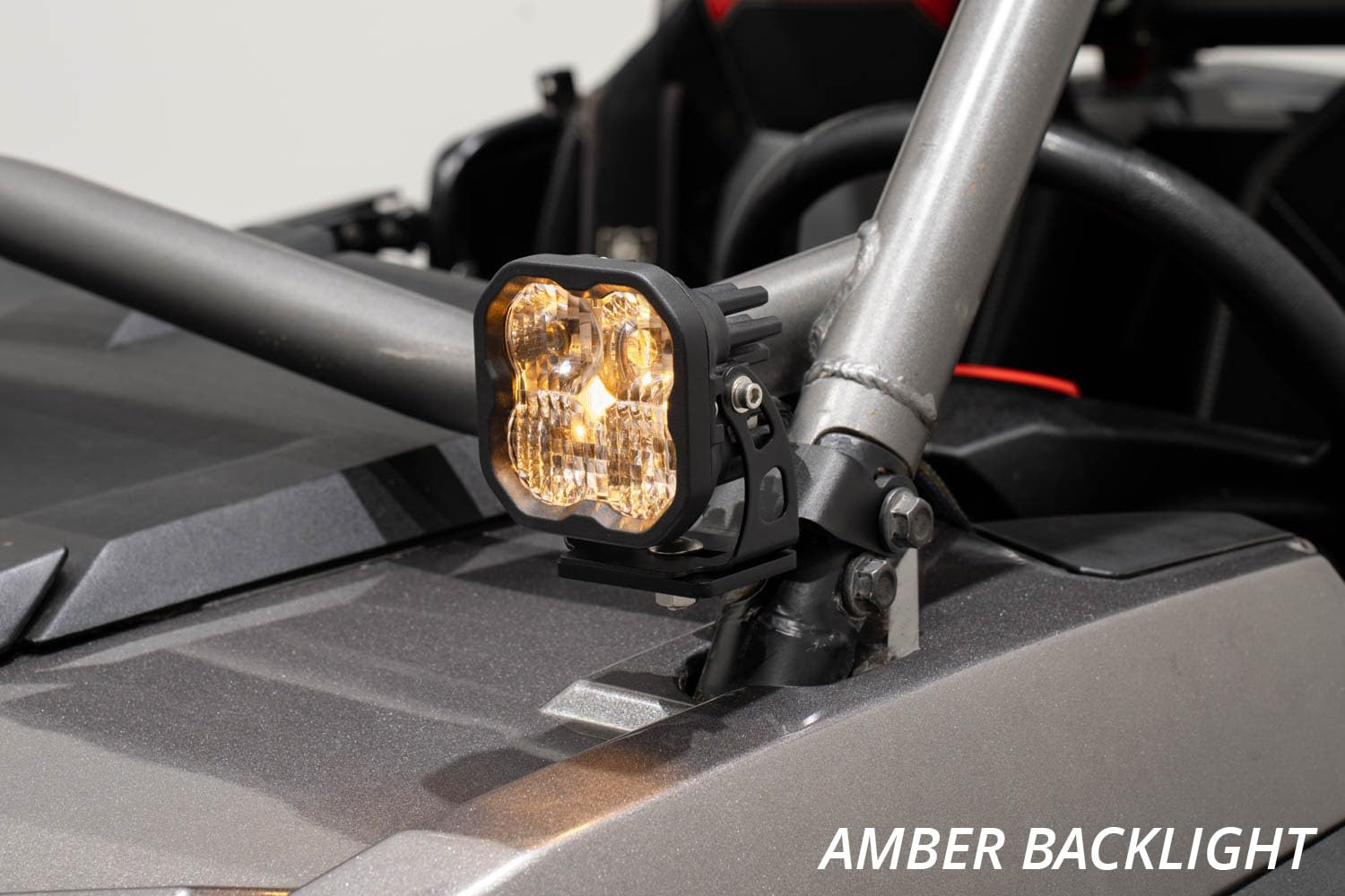 Stage Series Diode Dynamics A-Pillar Pod Kit compatible with Polaris RZR Pro 2020-2023, SS3 Sport Yellow Combo