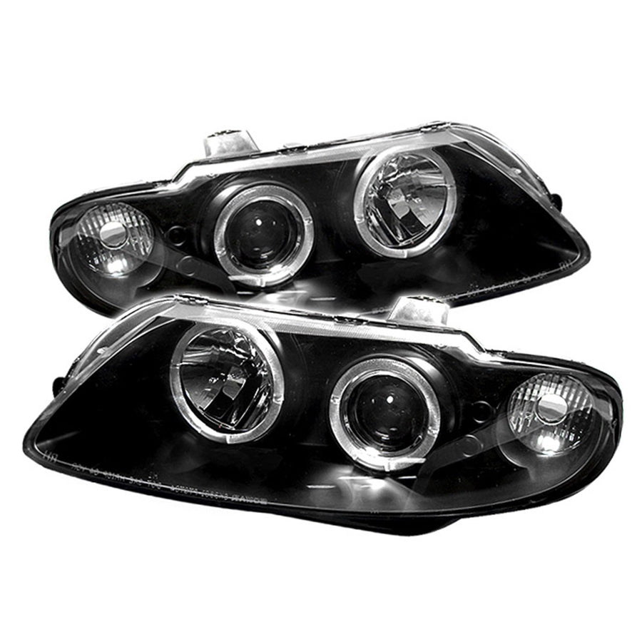Pontiac GTO Spyder Auto PRO-YD-PGTO04-HL-BK Black Halogen LED Projector Headlight