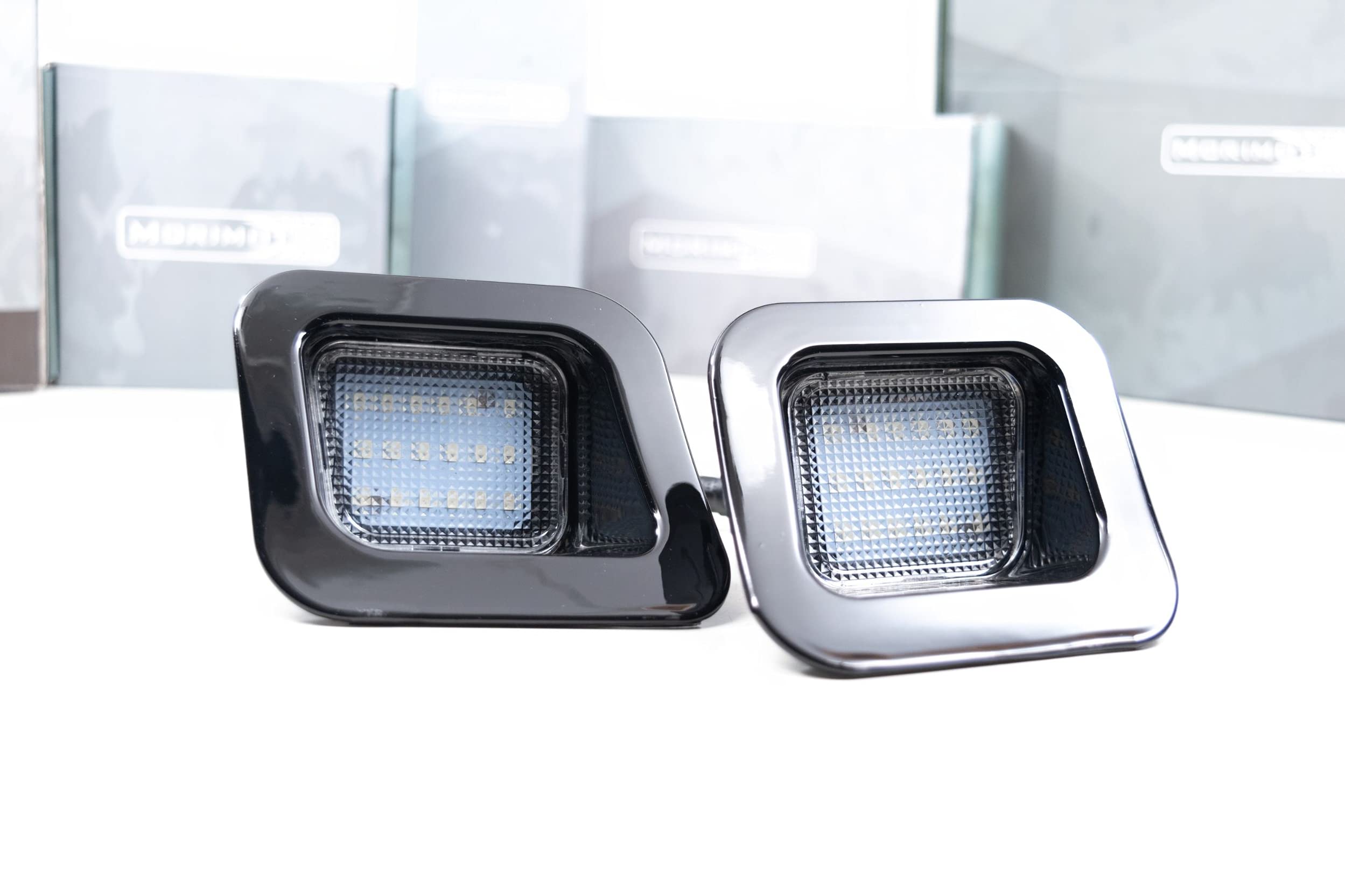 Morimoto XB LED License Plate Lights, Upgrade Black Housing, Fits Dodge Ram (03-18), Universal Plug and Play Assembly, Easy Install, 5000k Pure White Light, Anti-UV Coating (1x LF73801)