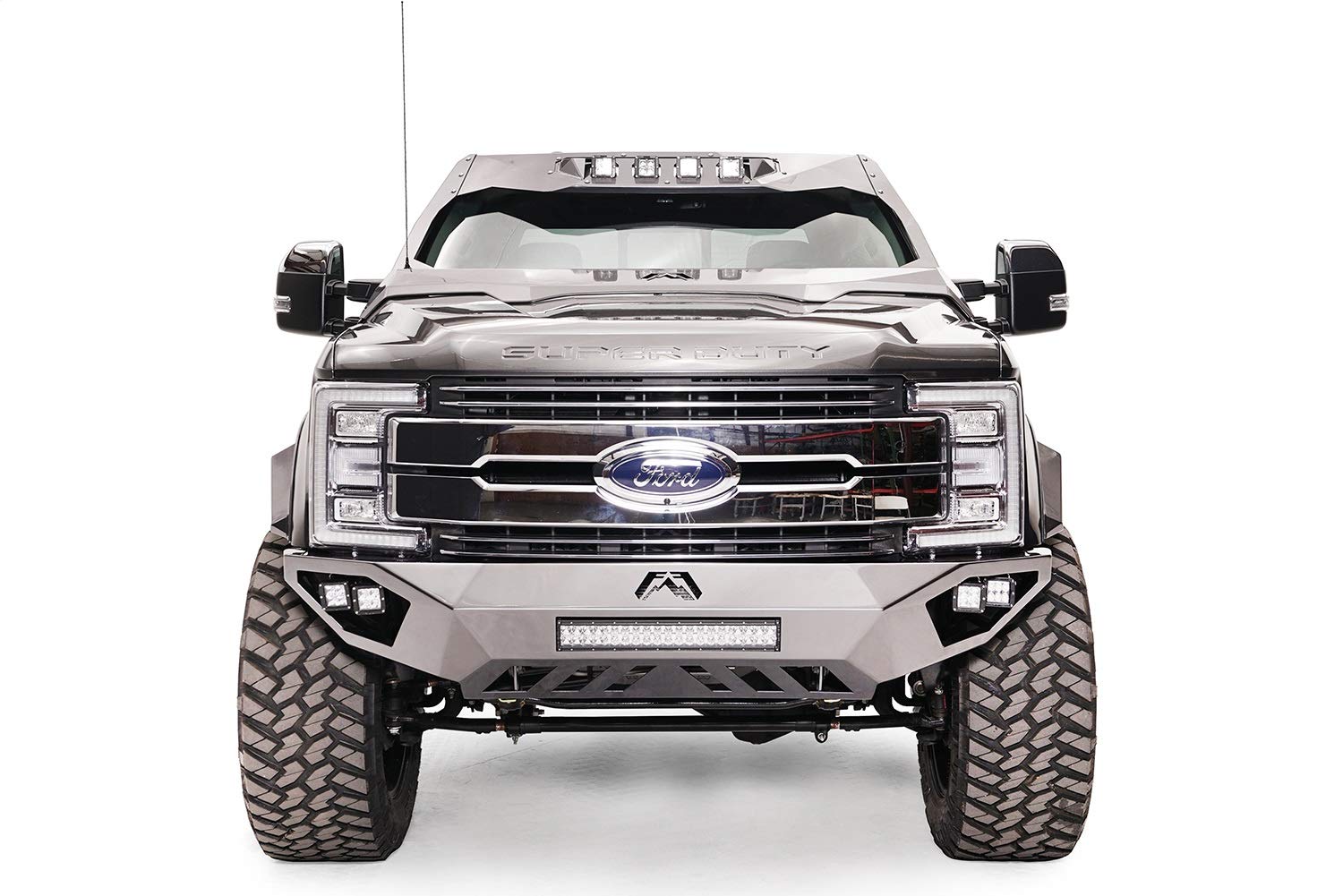 Ford Superduty 17-C F250 or F350 Open Fender Front Bumper No Guard Bare