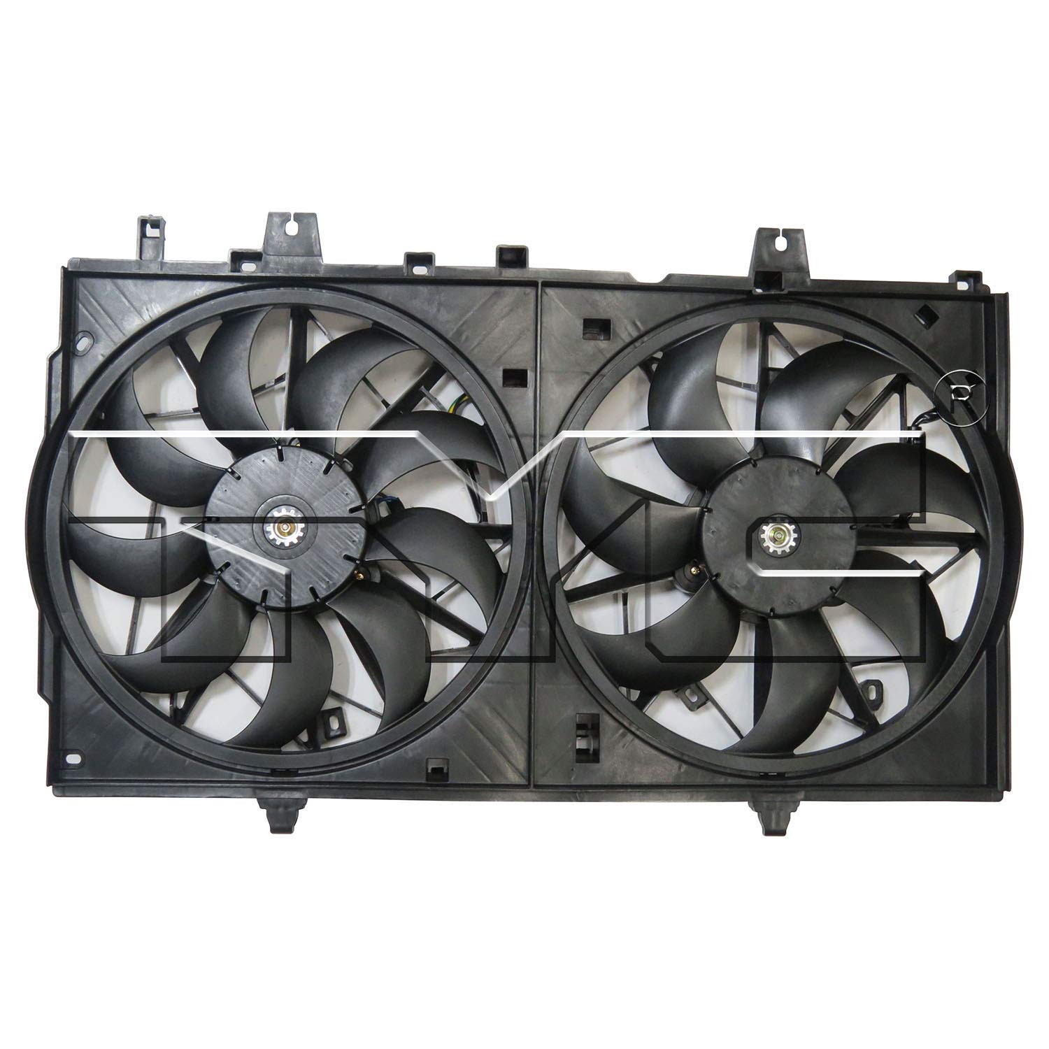 Replacement TYC 623400 Cooling Fan Assembly Compatible with Nissan Rogue, Black