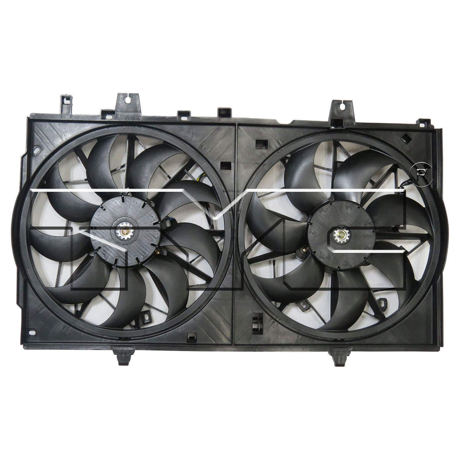 Replacement TYC 623400 Cooling Fan Assembly Compatible with Nissan Rogue, Black