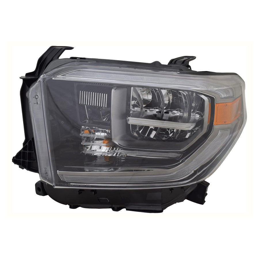 Left TYC Headlight Assembly Compatible with 2018-2018 Toyota Tundra