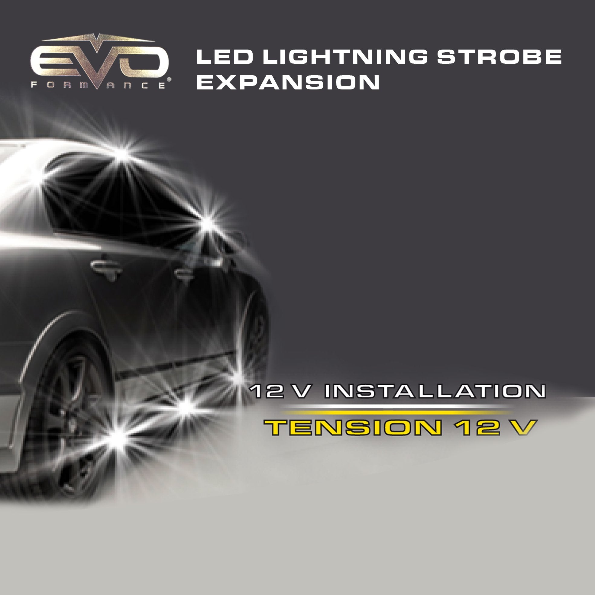 EVO Formance CIPA 93188 LED Cop Strobes Pack of 2 - Amber