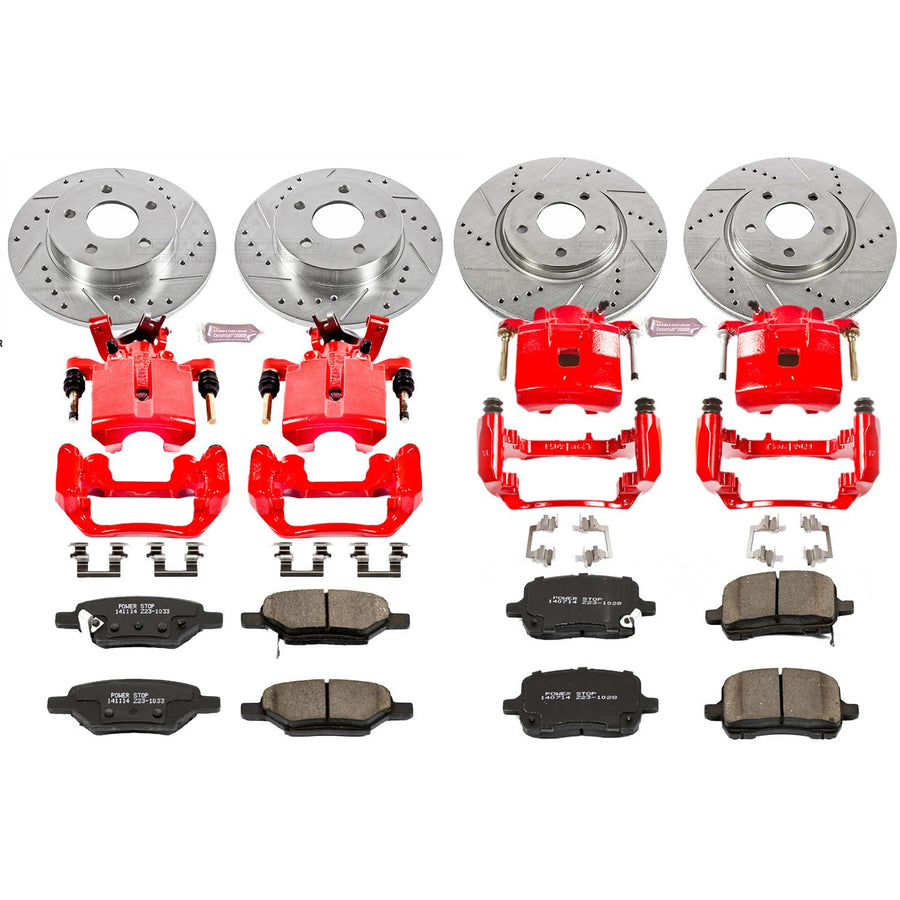 Power Stop 1-Click Performance Brake Kit KC1612 with Caliper