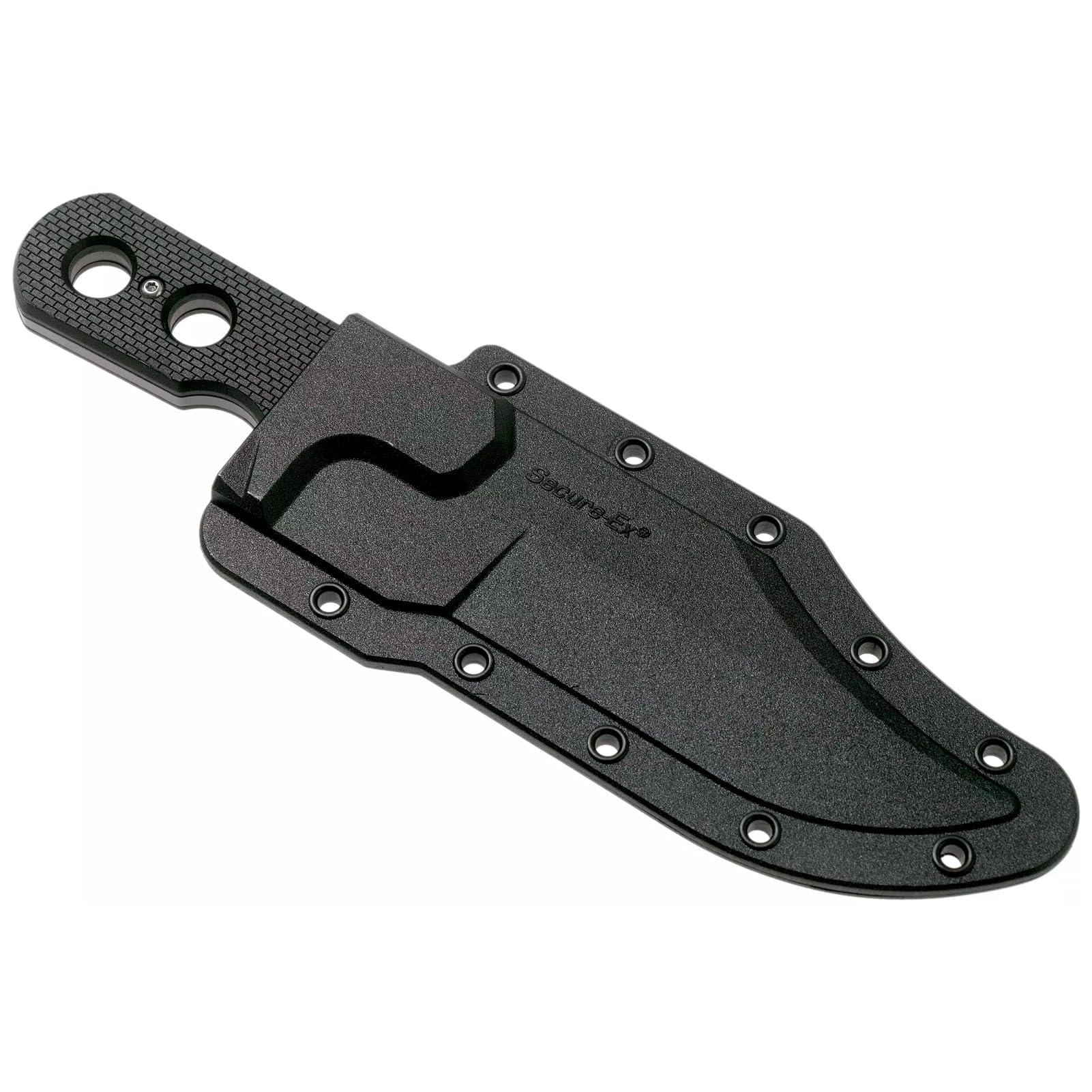 Cold Steel Mini Bowie Tac 3-5/8" Lightweight Durable 8Cr13MoV Stainless Steel Fixed Blade Clip Point Outdoor Hunting Utility Knife, Griv-Ex Handle, Secure-Ex Sheath - Boxed