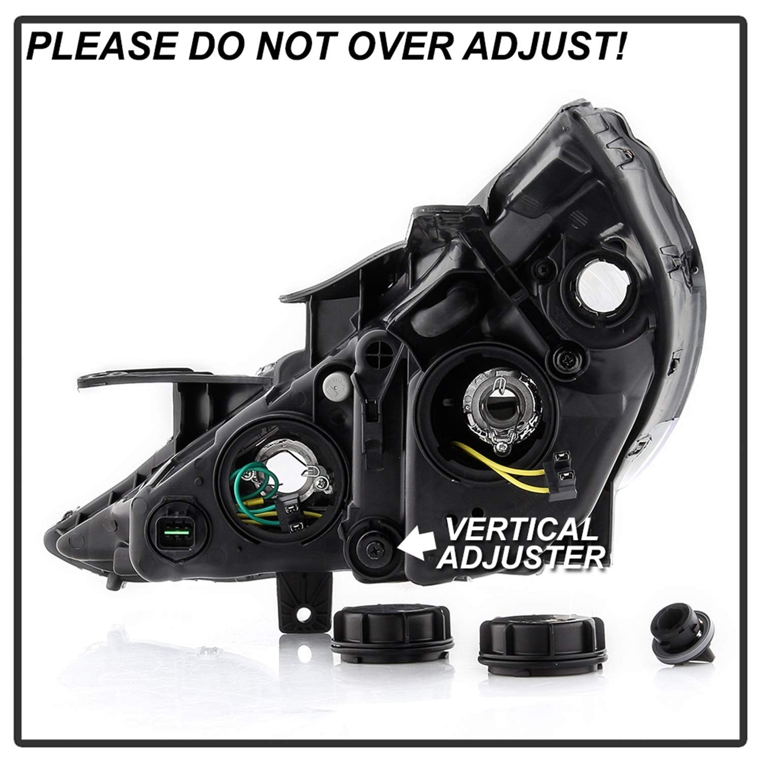 Hyundai Sonata Headlight SPYDER Xtune Hd-Jh-Hyson11-Am-Bk