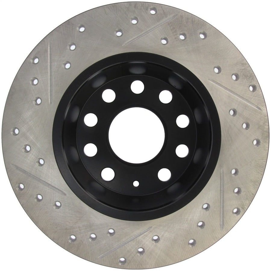 Sport Drilled/Slotted Brake Rotor StopTech 127.33099L (Rear Left), 1 Pack