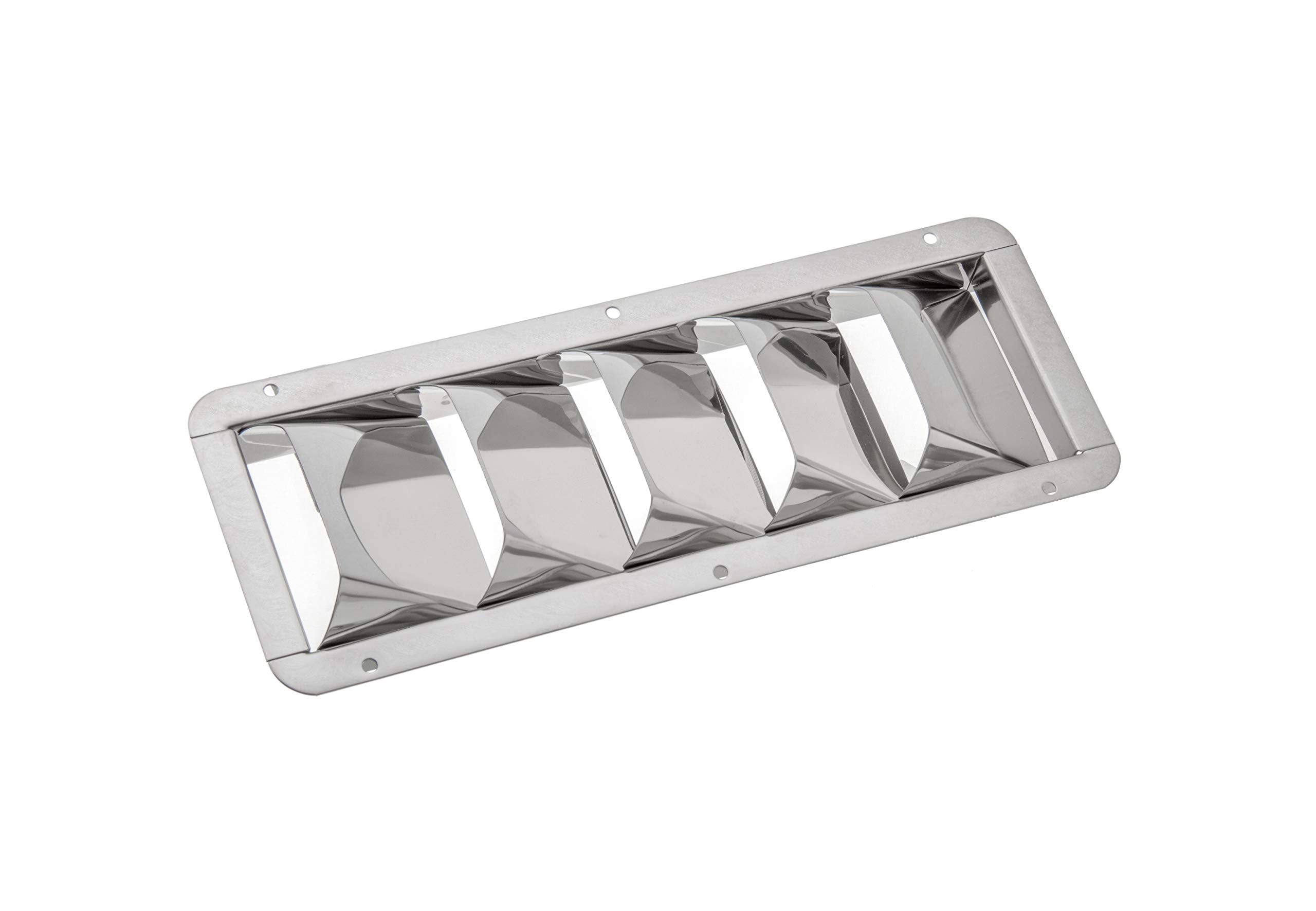 Corrosion-Resistant Stainless Steel Marine Louvered Vent attwood 1488-5, Silver, One Size