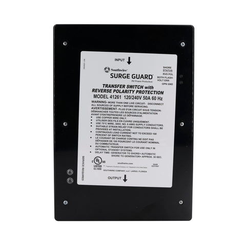 50A Surge Guard Entry Level Reverse Polarity Transfer Switch