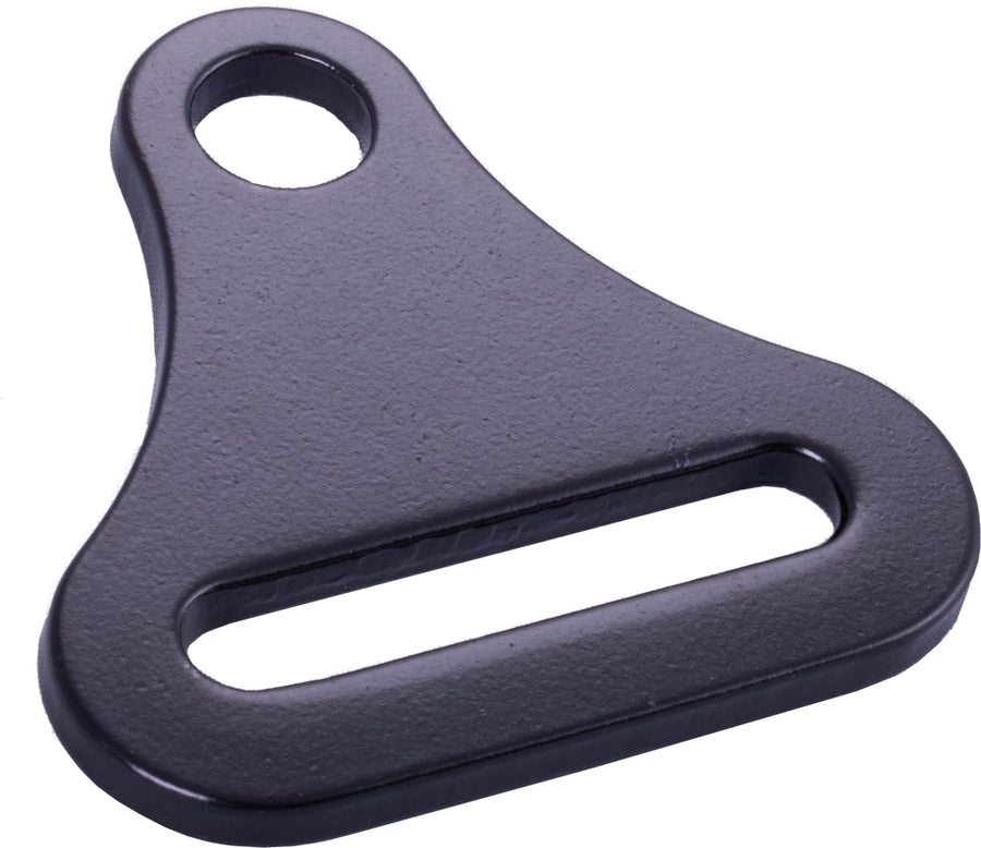 Delta Style RaceQuip 700910RQP 2 in Long Reach Bolt On Seat Belt End Black