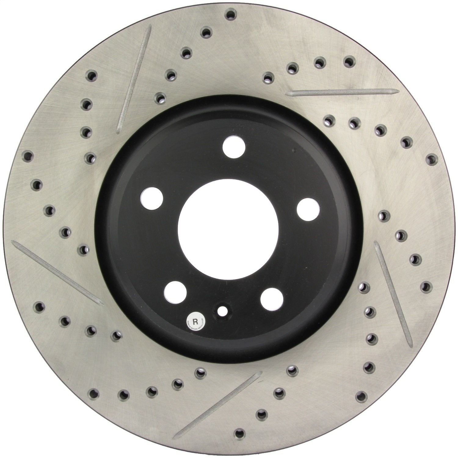 Sport Drilled/Slotted Brake Rotor StopTech 127.33136R (Front Right), 1 Pack