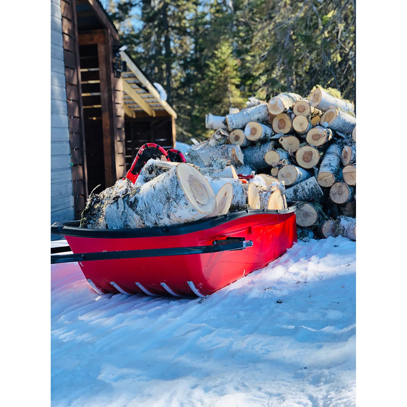 Trek Red Pelican Sports 75 Utility Snow Sled