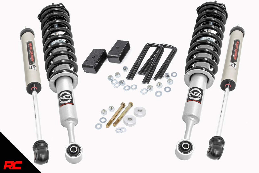 3" Rough Country Lift Kit w/N3 Struts & V2 Shocks for 2005-2023 Tacoma - 74571