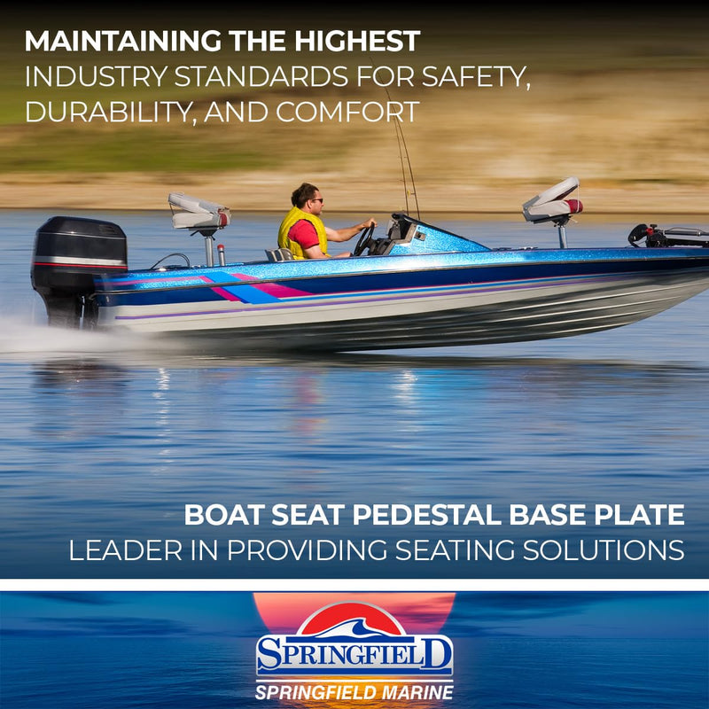 Taper-Lock Springfield Marine 1600005 Deck Base - 9" x 7" Flat
