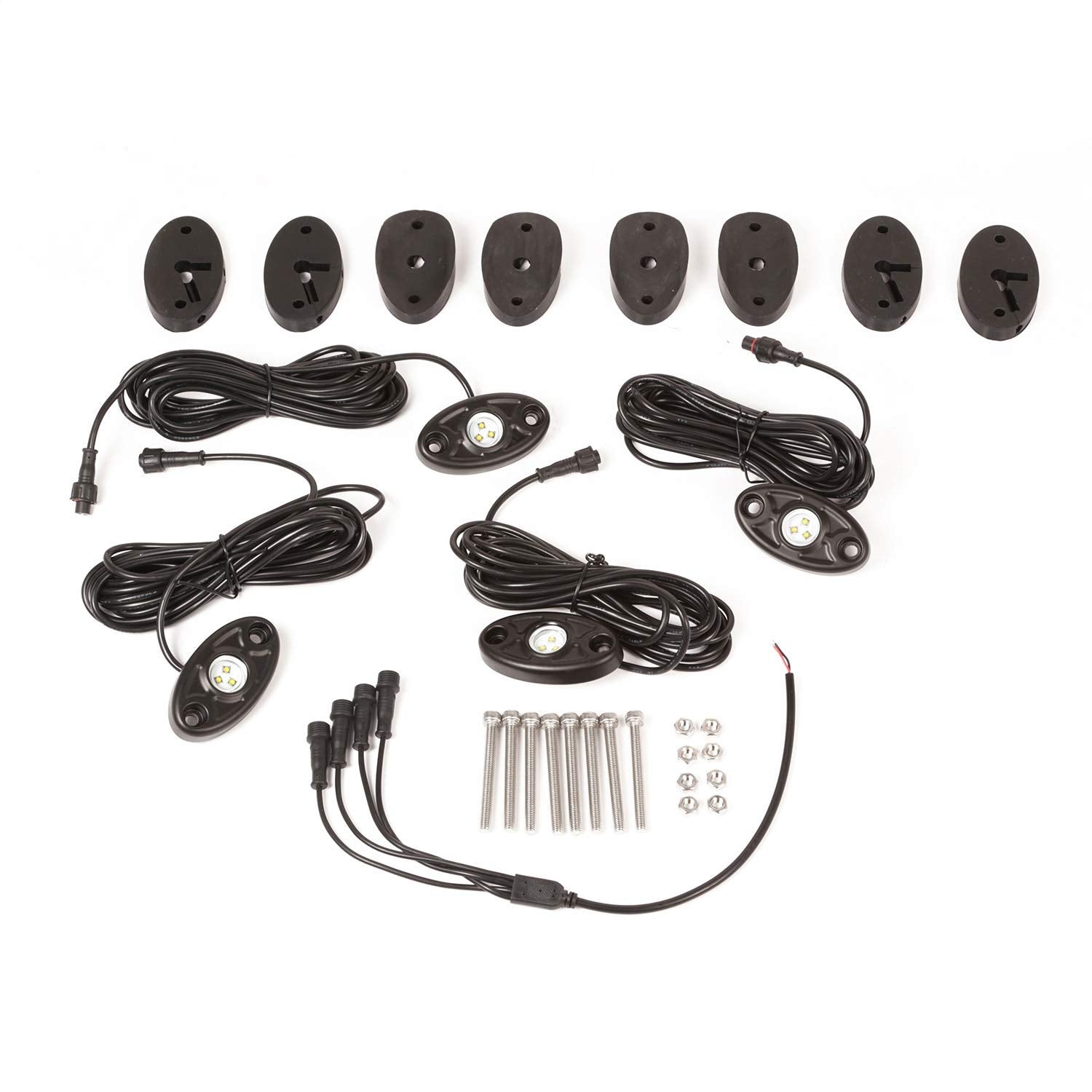 Light Kit Rugged Ridge | Rock Crawler, 4-Piece, White | 11232.39 | Fits 1999-2025 Jeep Universal