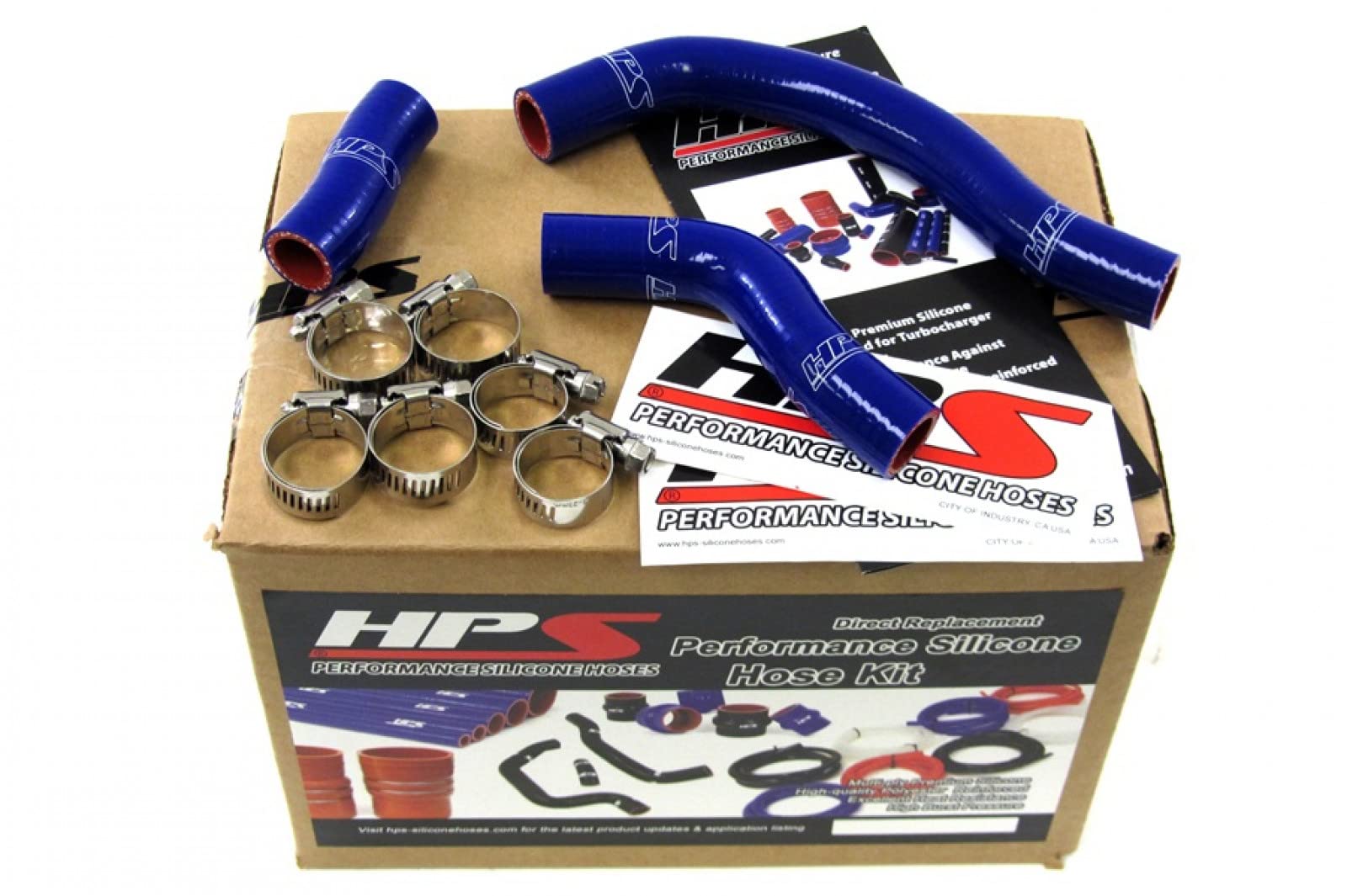 Blue HPS 57-1250-BLUE Radiator Hose Kit Coolant