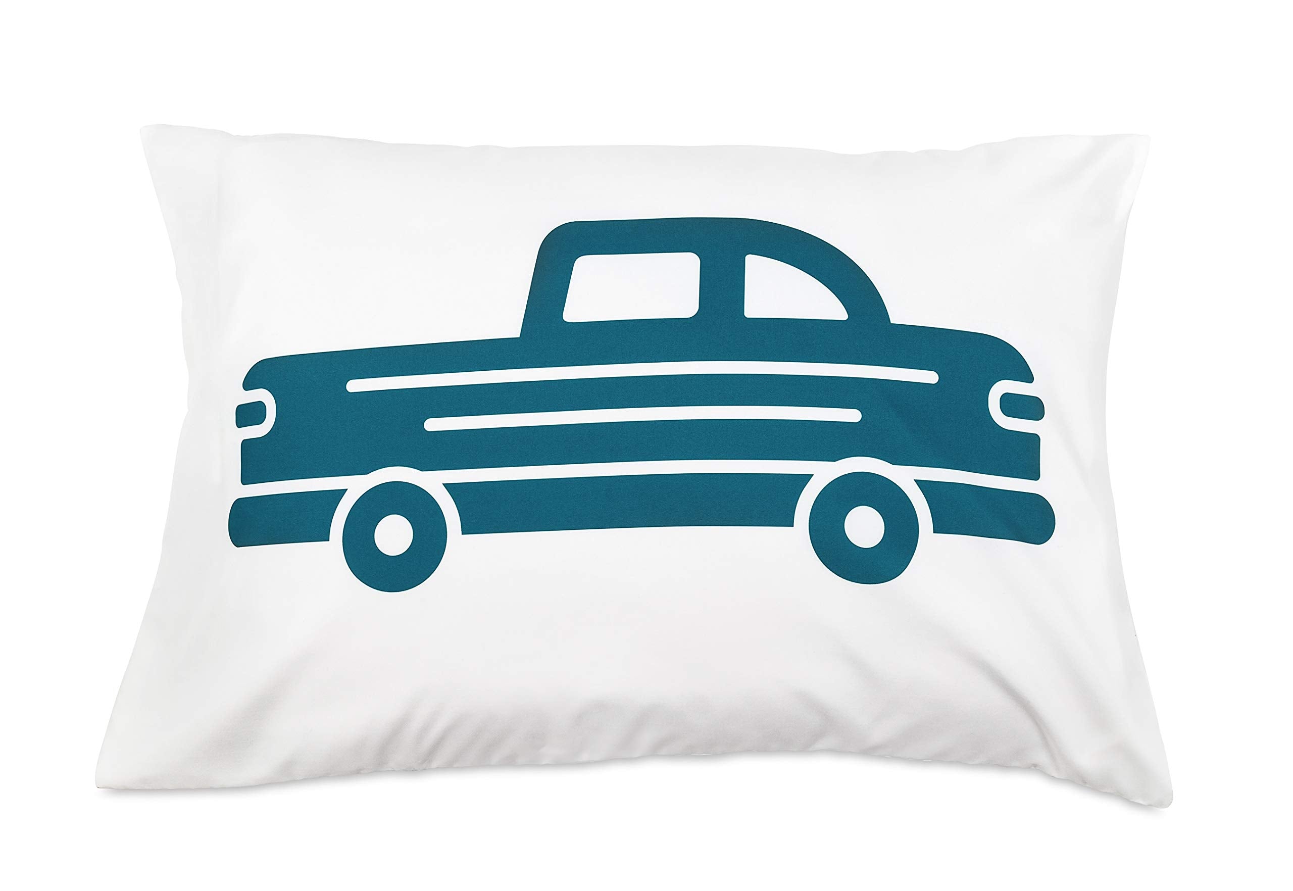 Queen-Size Bed Sheets Camco Life is Better at The Campsite | Set Includes (1) Fitted, (1) Flat Sheet and (2) Pillow Cases | Blue RV Print (53298)