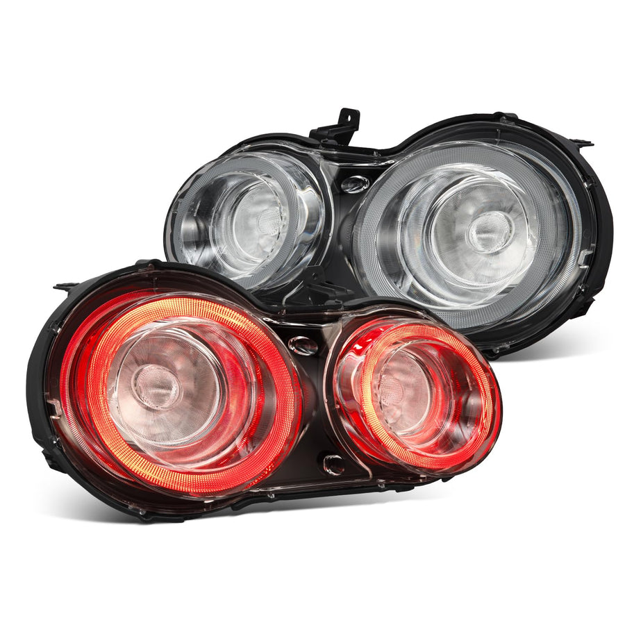 NOVA-Series LED Tail Lights Clear For 09-25 Nissan GT-R Alpharex