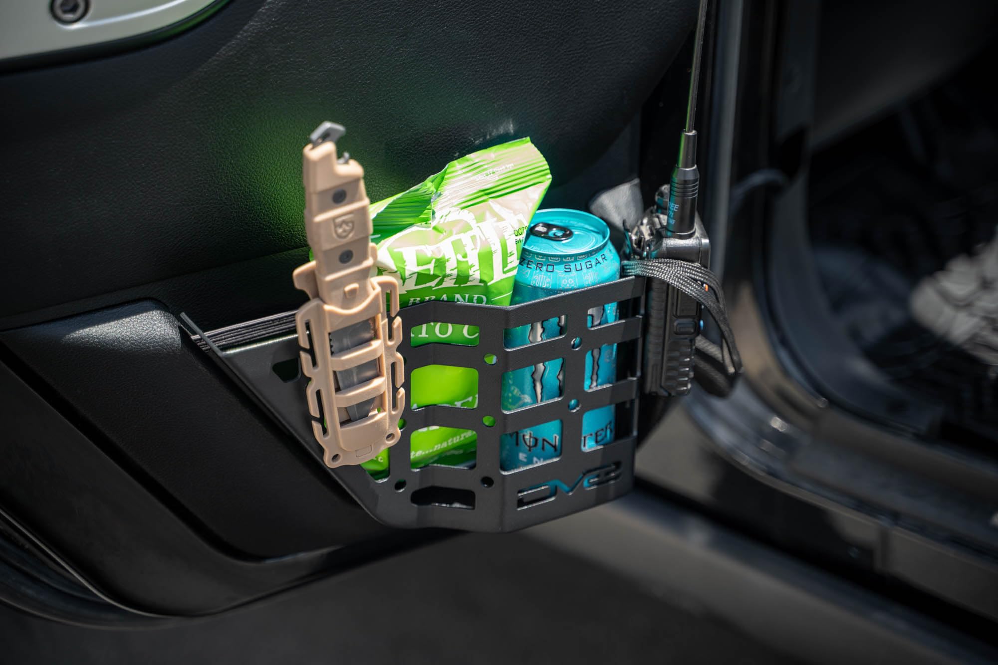 Rear Door Pocket Molle Panels DV8 Offroad for 2011-2018 Jeep Wrangler JK | Replaces The Weak Factory Netting | Molle Panel Design for Multiple Mounting Solutions | Sold as a Pair