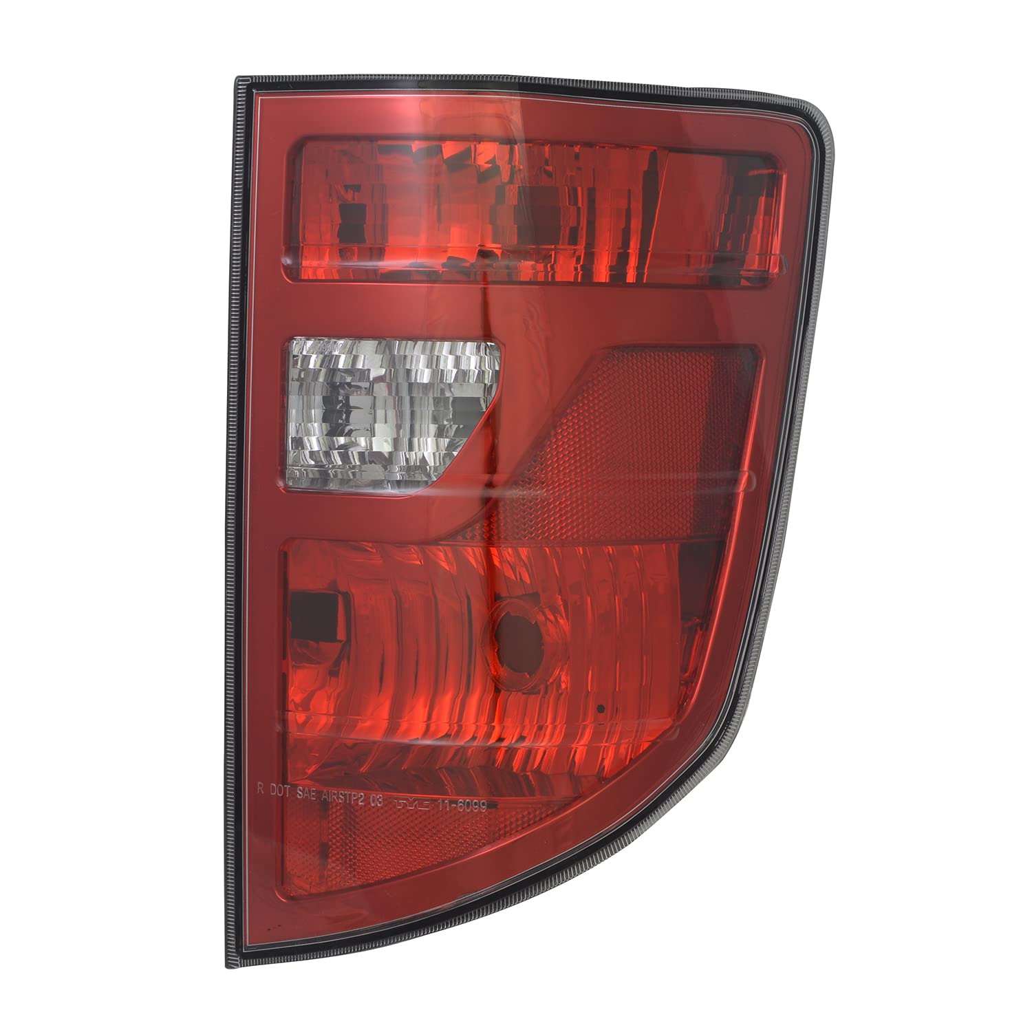 Right TYC Tail Light Assembly Compatible with 2009-2011 Honda Ridgeline