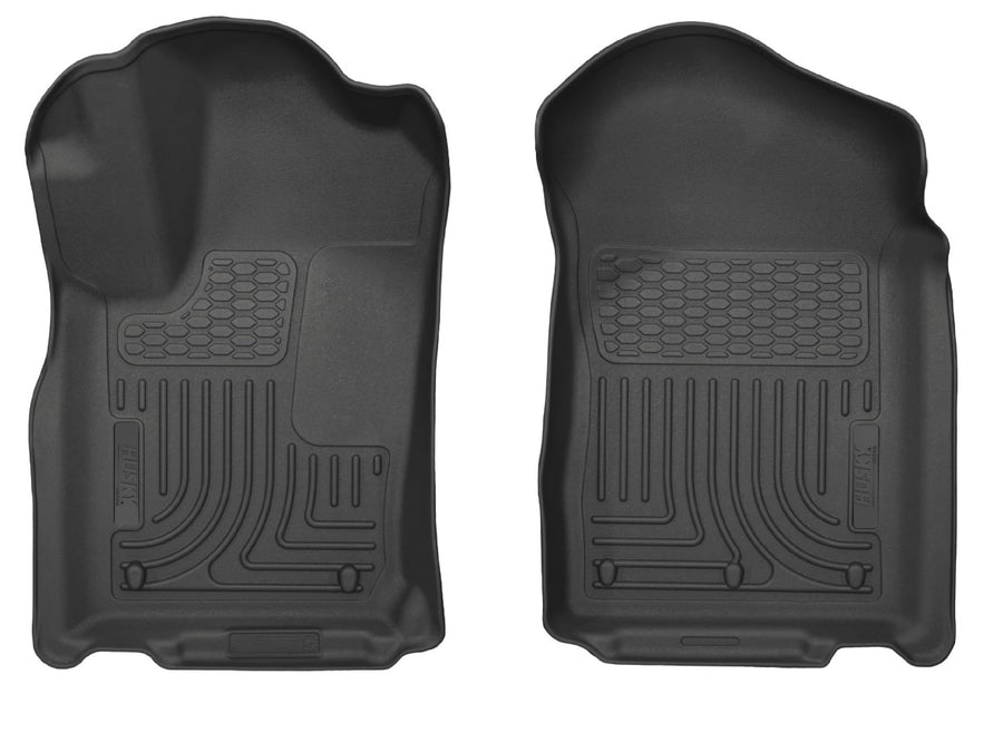 Weatherbeater Husky Liners Floor Mats | Fits 2011-2015 Dodge Durango: 2011-2015 Jeep Grand Cherokee | Front Row, 2-pc Black - 13551