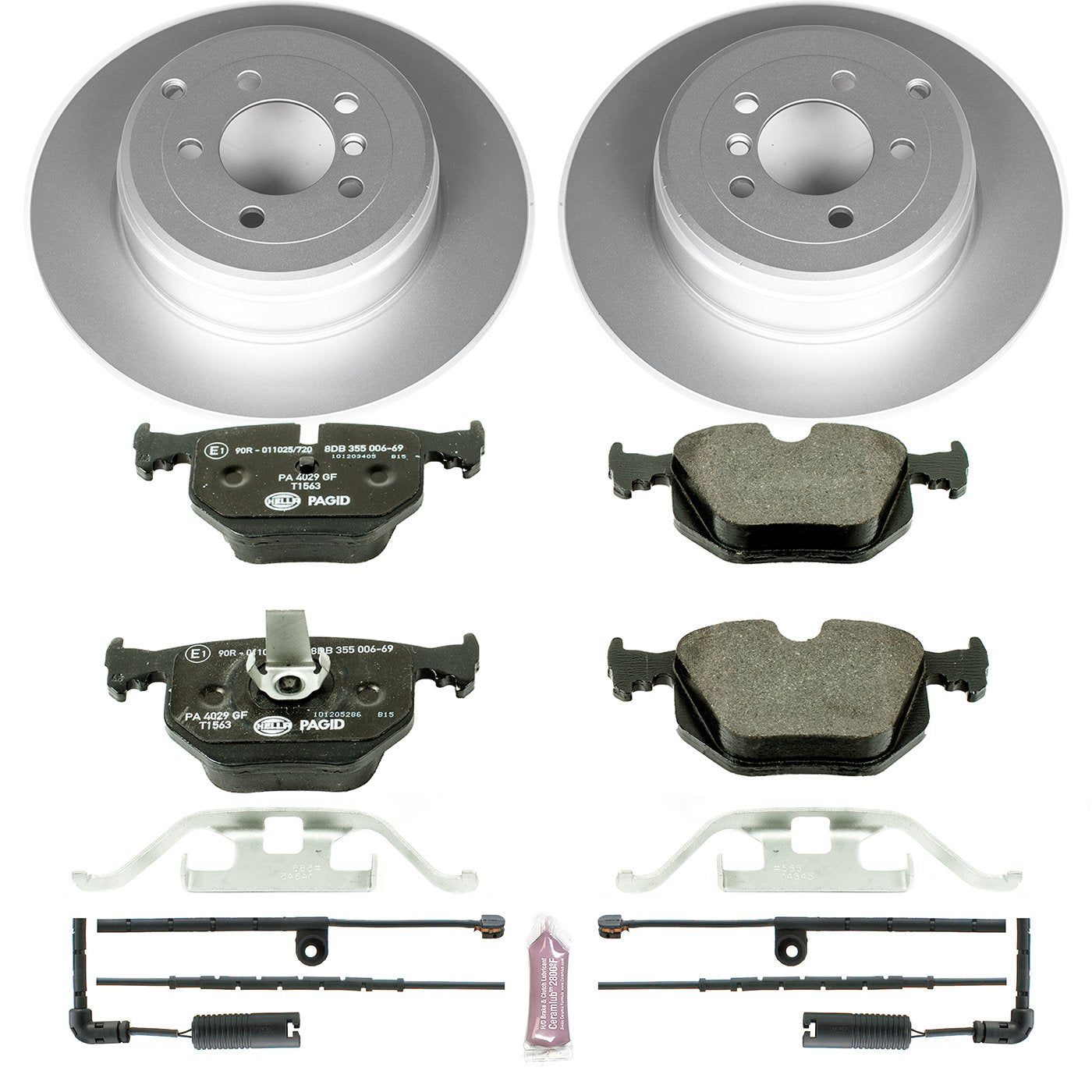 Power Stop Rear ESK5742 Euro-Stop Brake Kit For Land Rover Range Rover 2003-2005 [Model Specific]
