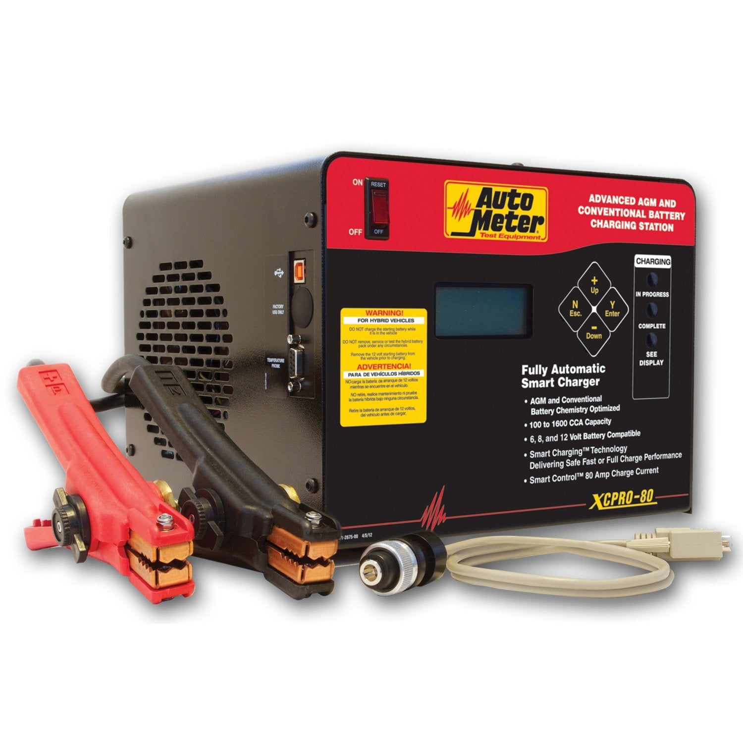 AGM Optimized Fast Charger Auto Meter (XCPRO-80)