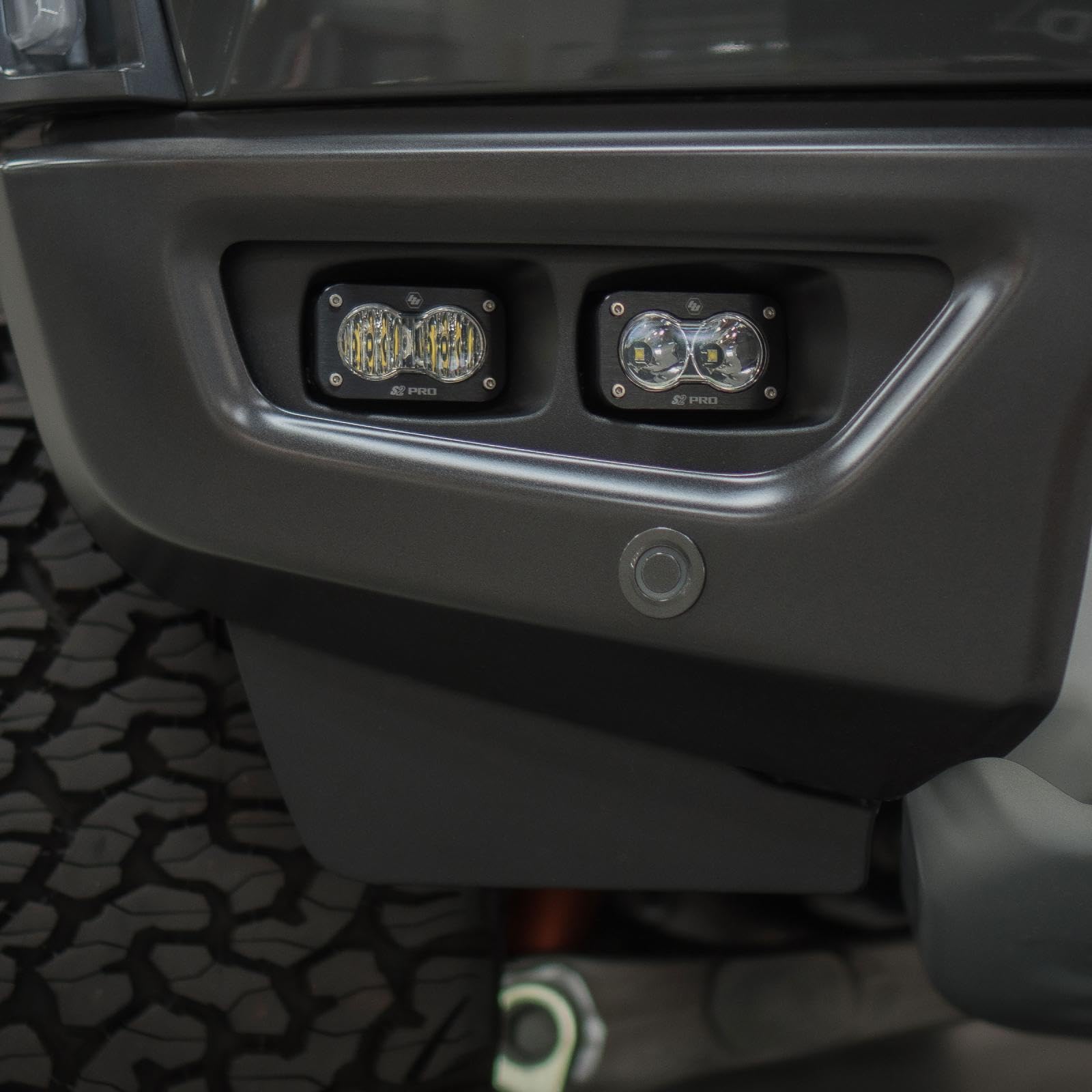 S2 Pro LED Dual Fog Pocket Light Kit BAJA DESIGN for Ford F-150 Raptor 2021-22 (Multi-Pattern; Clear)