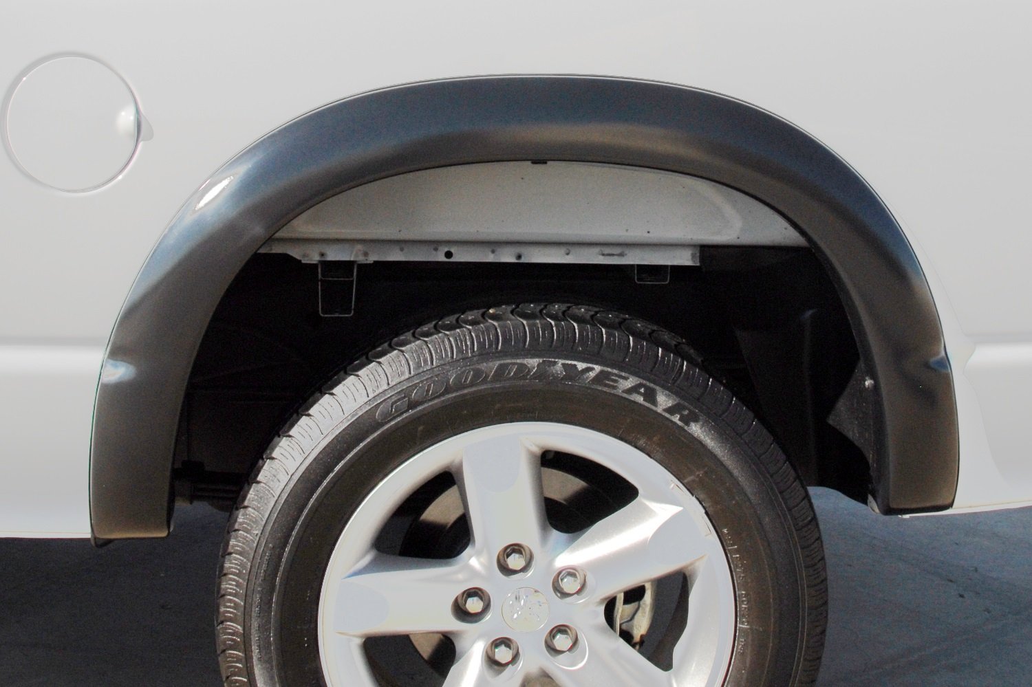 Lund Elite Series SX203SB Black Sport Style Standard Rear Fender Flare - 2 Piece