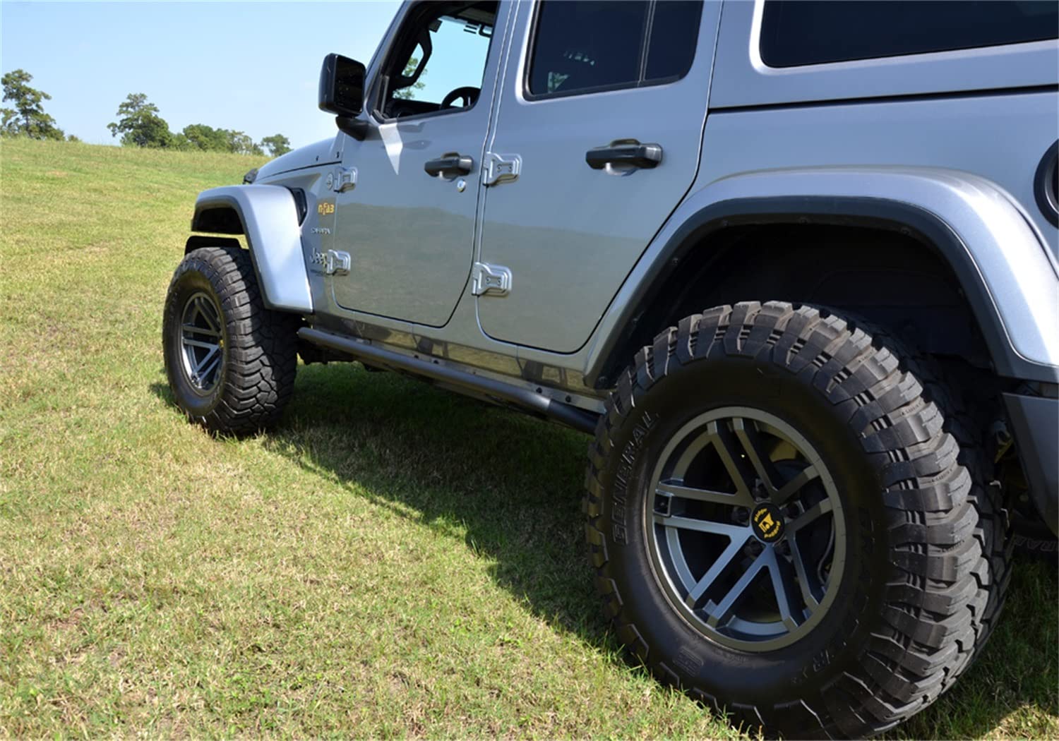 N-Fab TSJ074-TX - N-Fab TrailSlider Step System Fits 07-17 Compatible with/Replacement for Wrangler (JK)